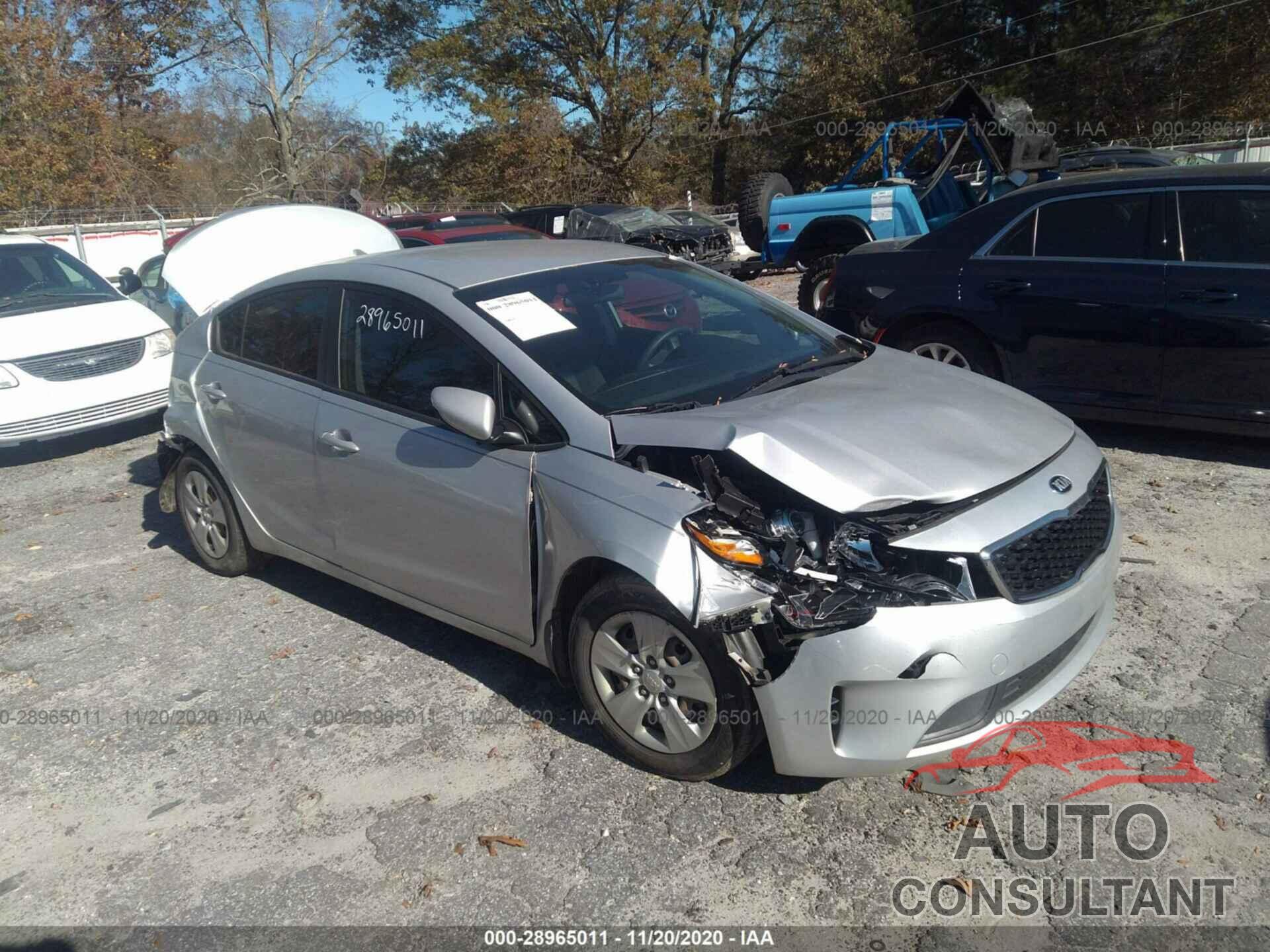 KIA FORTE 2017 - 3KPFK4A78HE009779