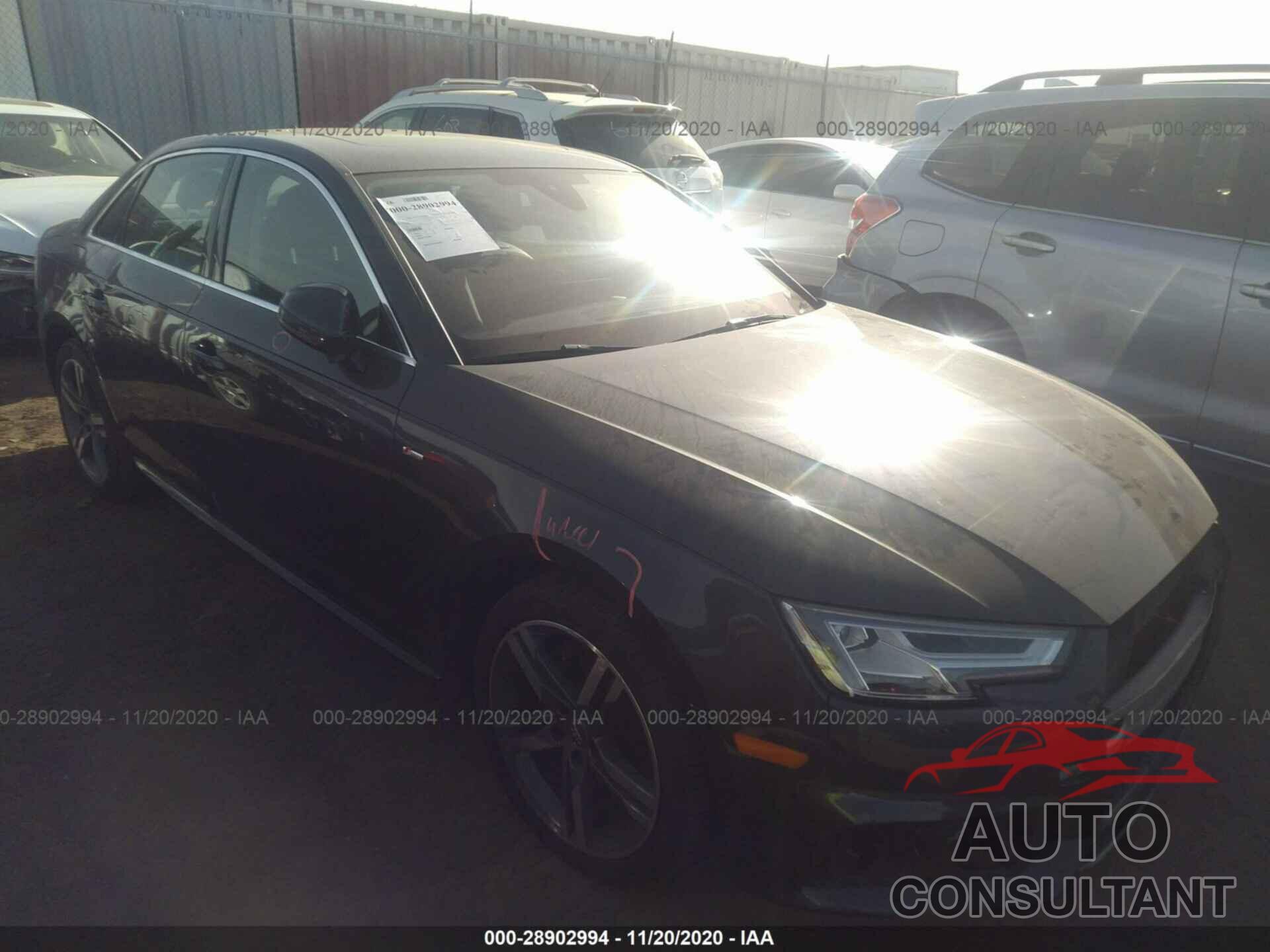 AUDI A4 2017 - WAULMAF41HA155564