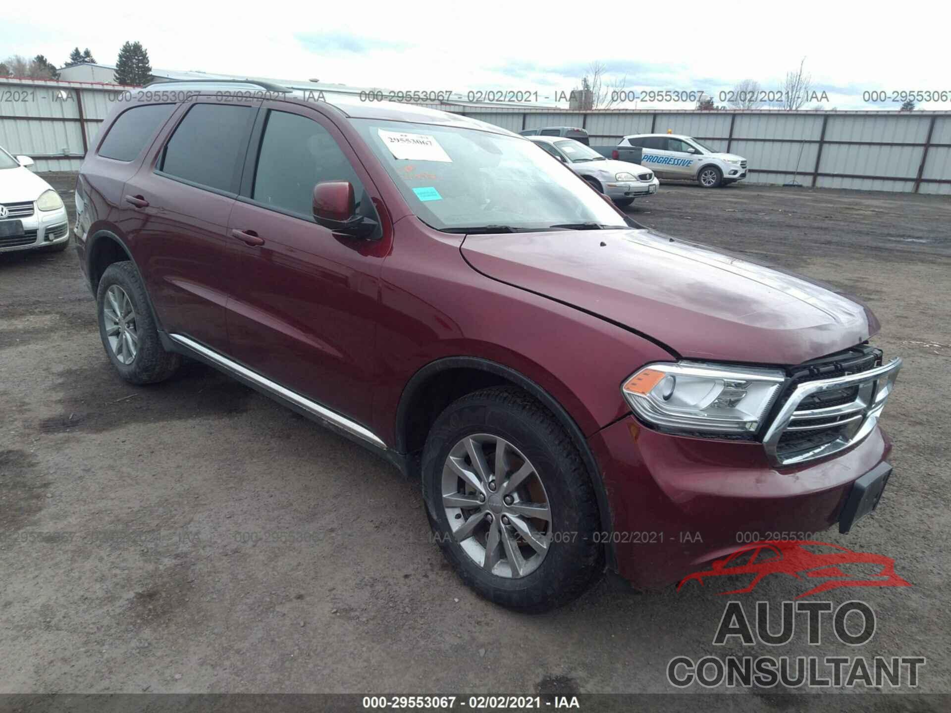 DODGE DURANGO 2018 - 1C4RDJAG0JC187558