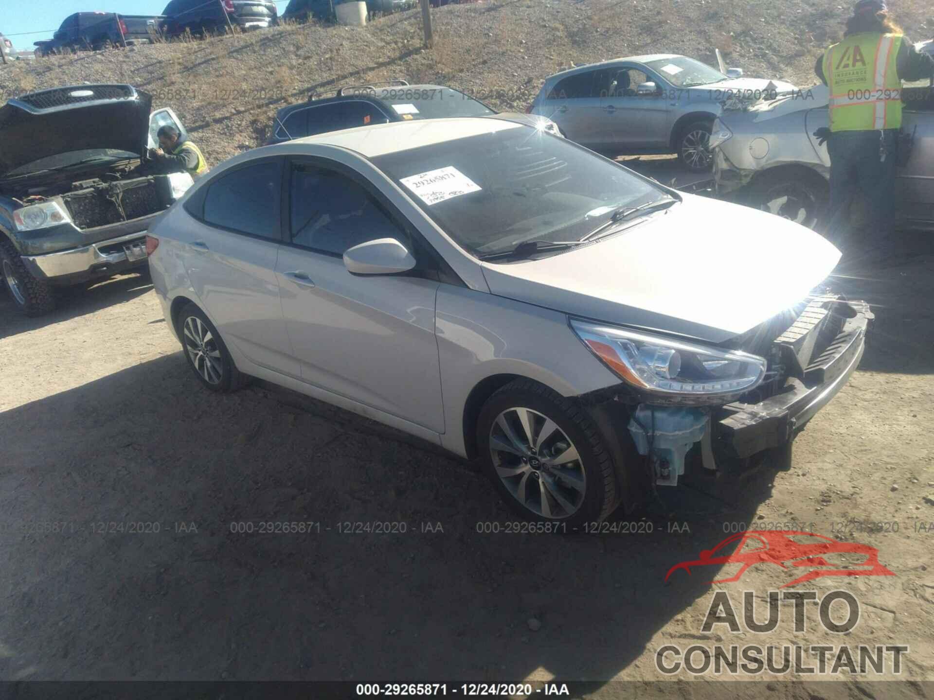 HYUNDAI ACCENT 2016 - KMHCU4AE3GU121865