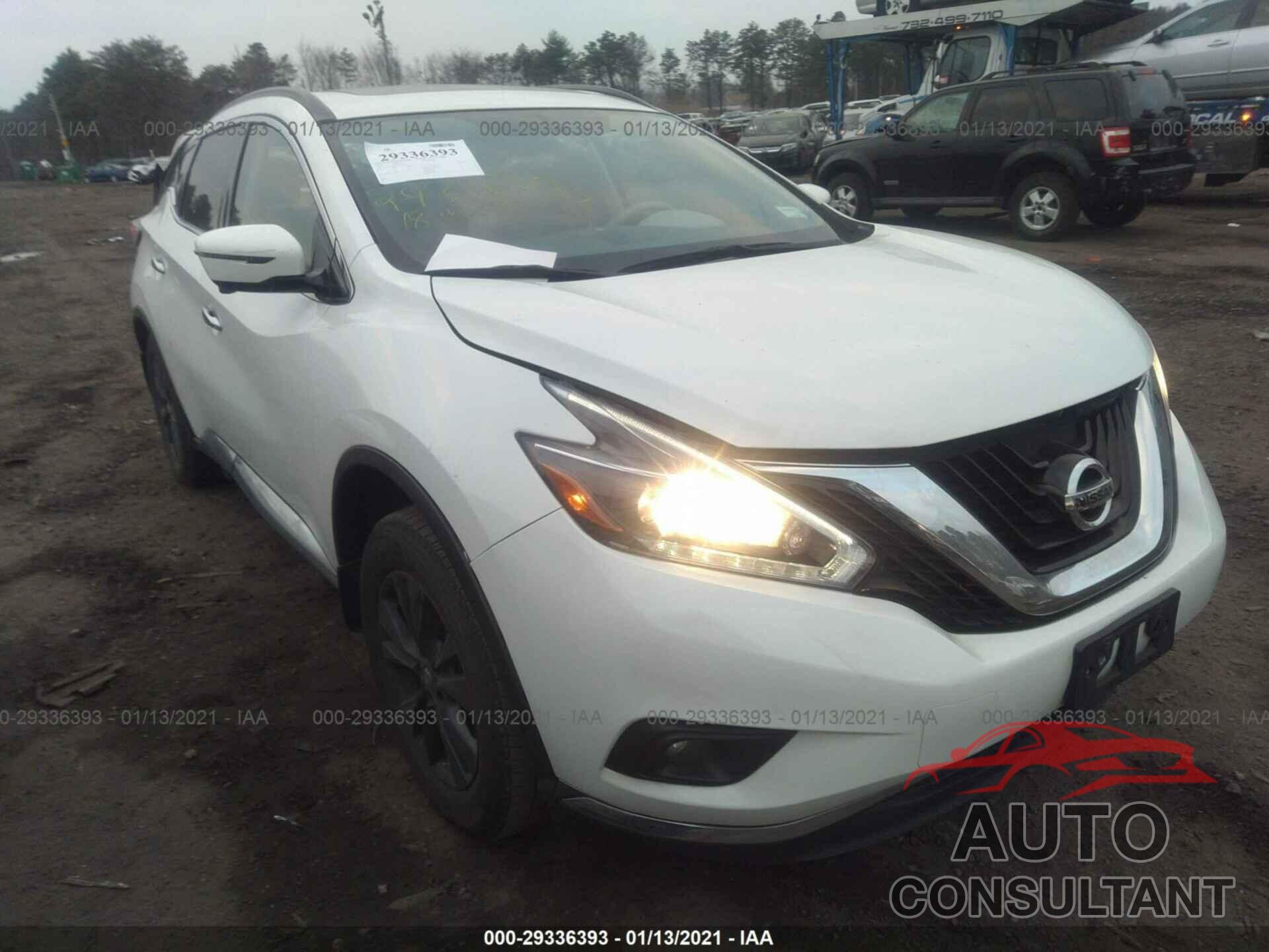 NISSAN MURANO 2018 - 5N1AZ2MH9JN199376