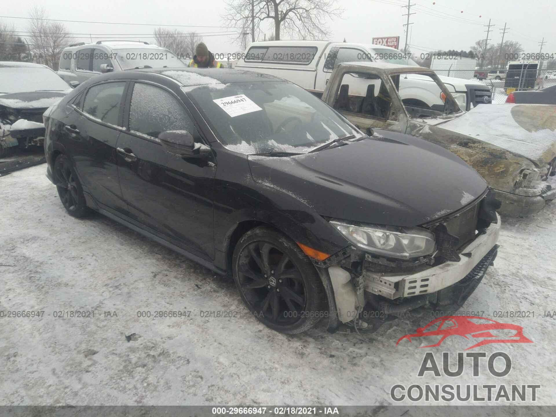 HONDA CIVIC HATCHBACK 2017 - SHHFK7H44HU209998