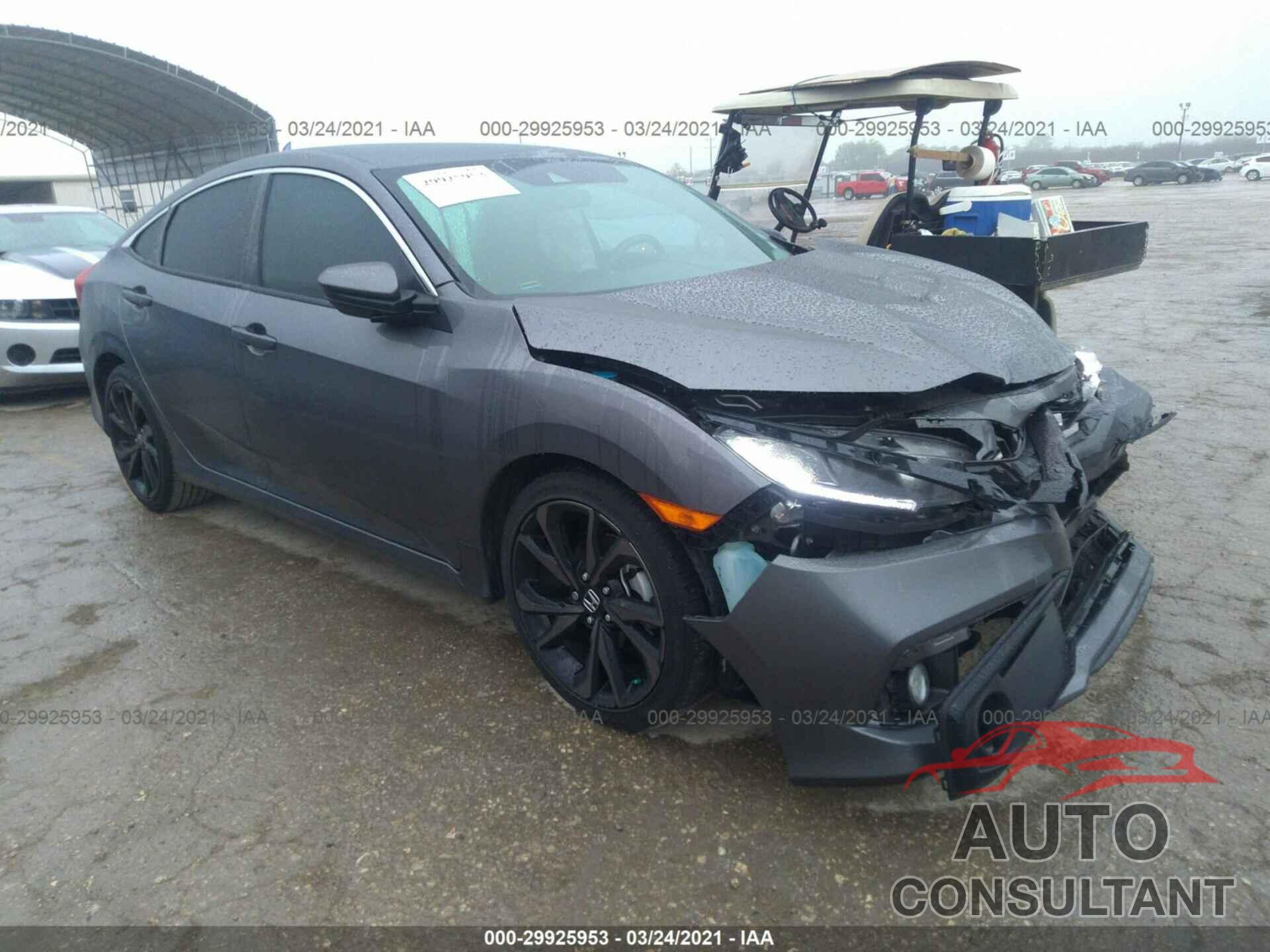 HONDA CIVIC SEDAN 2019 - 19XFC2F86KE043276