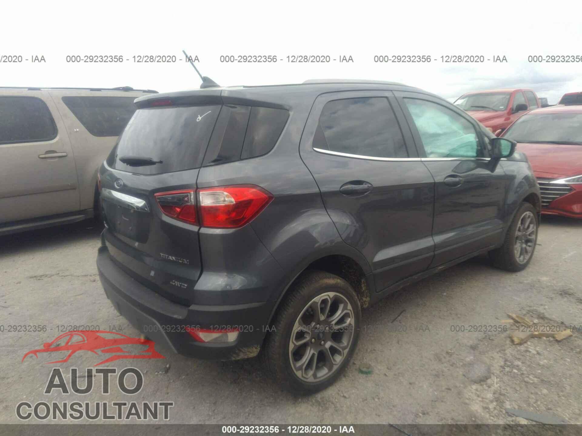FORD ECOSPORT 2020 - MAJ6S3KL2LC334794