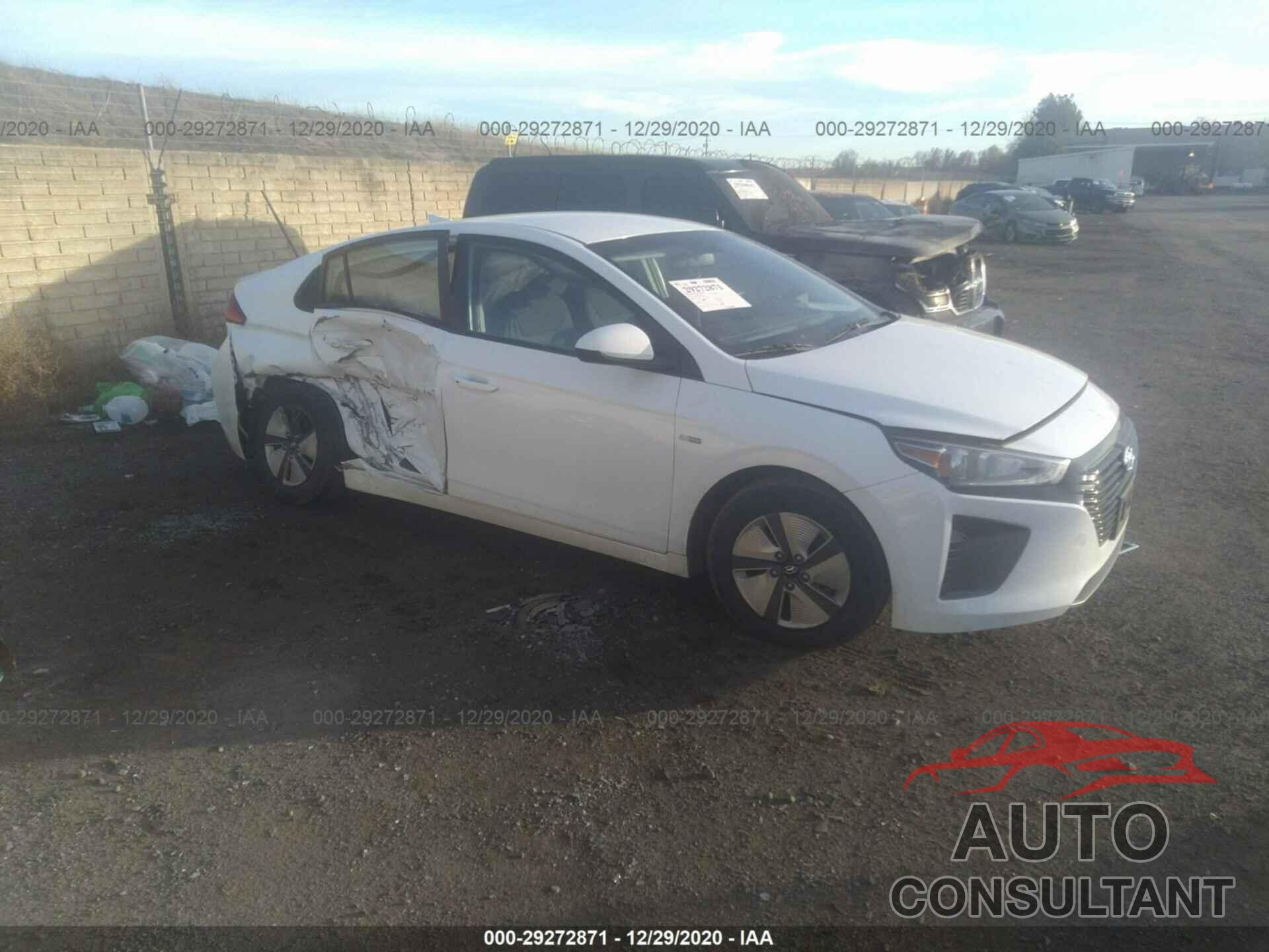 HYUNDAI IONIQ HYBRID 2019 - KMHC65LCXKU110107