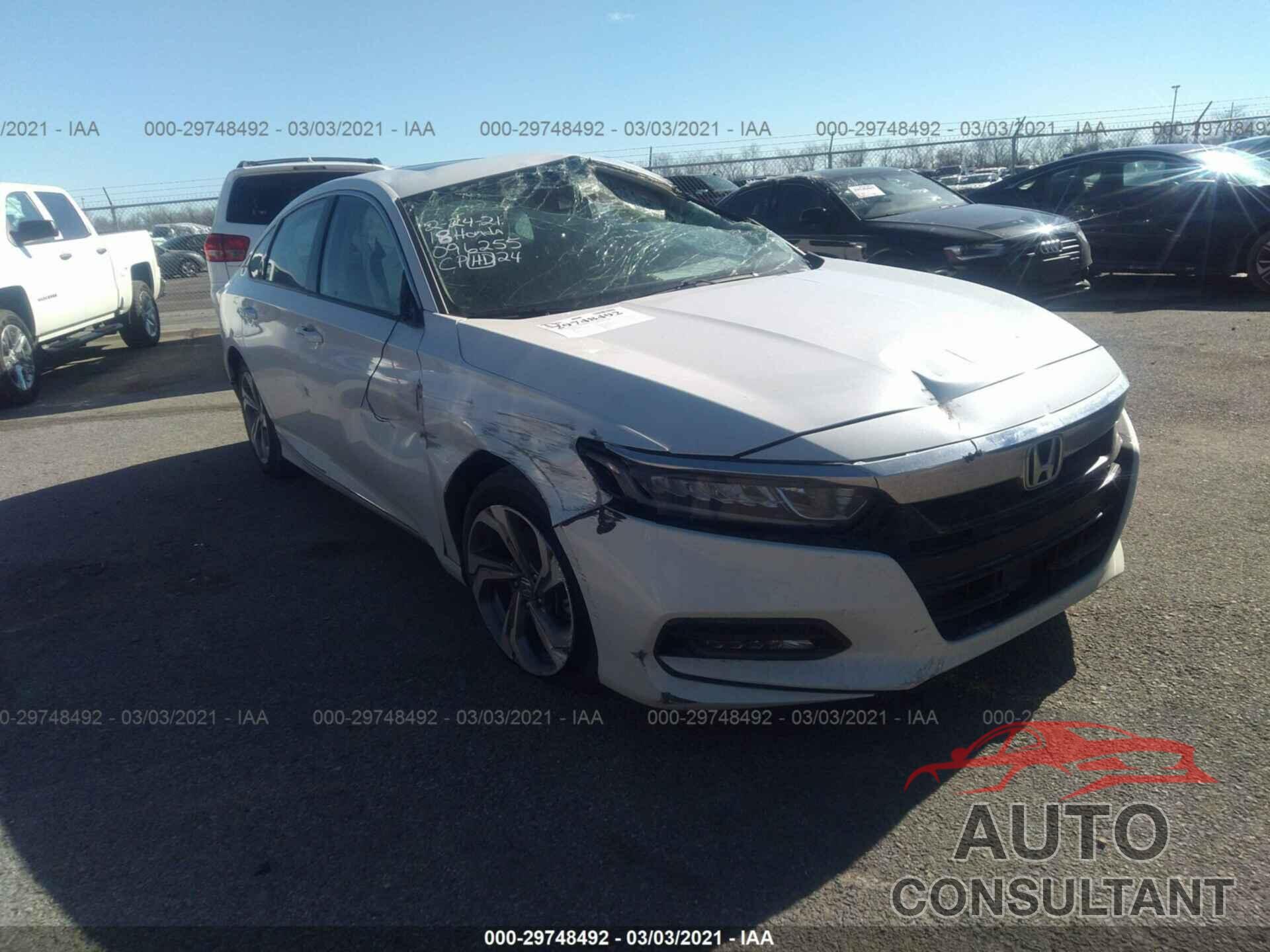 HONDA ACCORD SEDAN 2018 - 1HGCV1F40JA096255