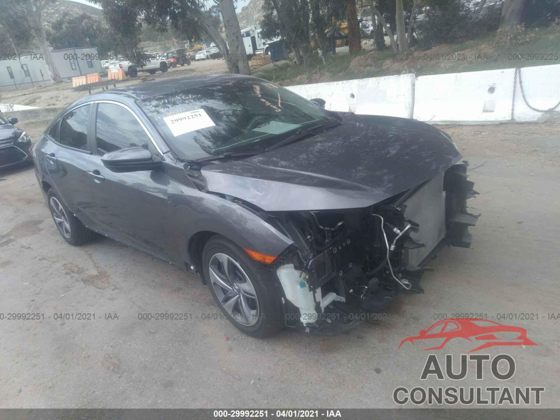 HONDA CIVIC SEDAN 2019 - 2HGFC2F63KH584595