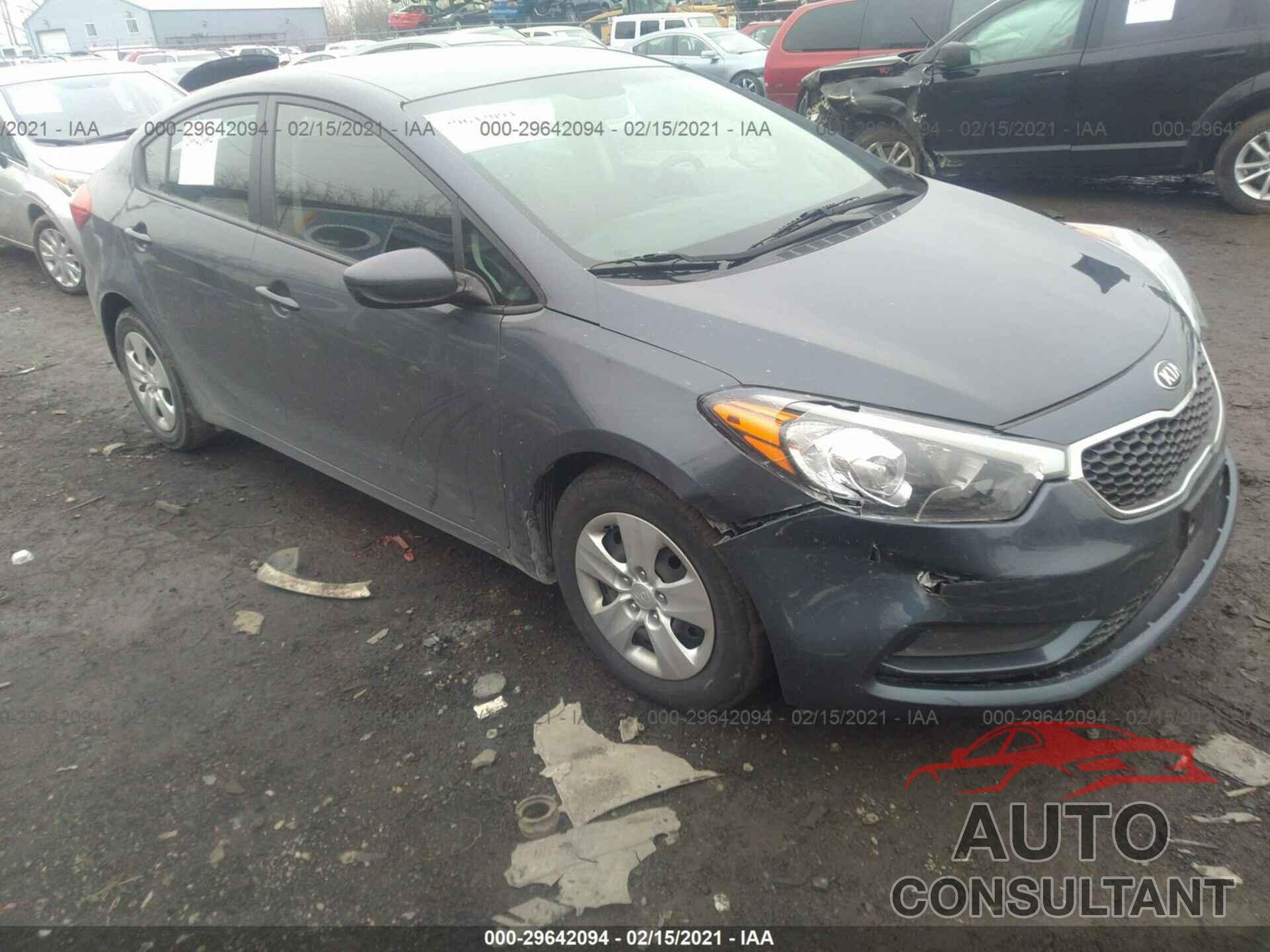 KIA FORTE 2016 - KNAFK4A64G5564193