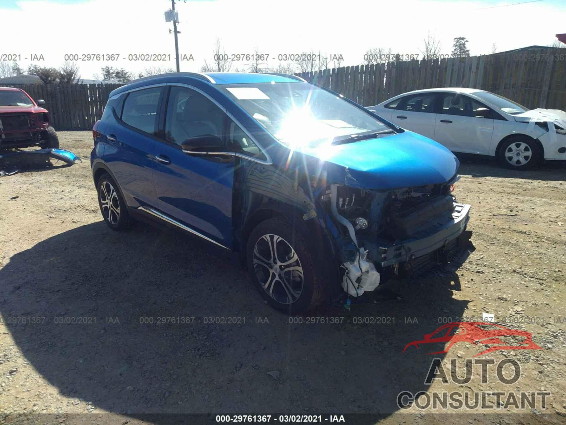 CHEVROLET BOLT EV 2020 - 1G1FX6S01L4139081