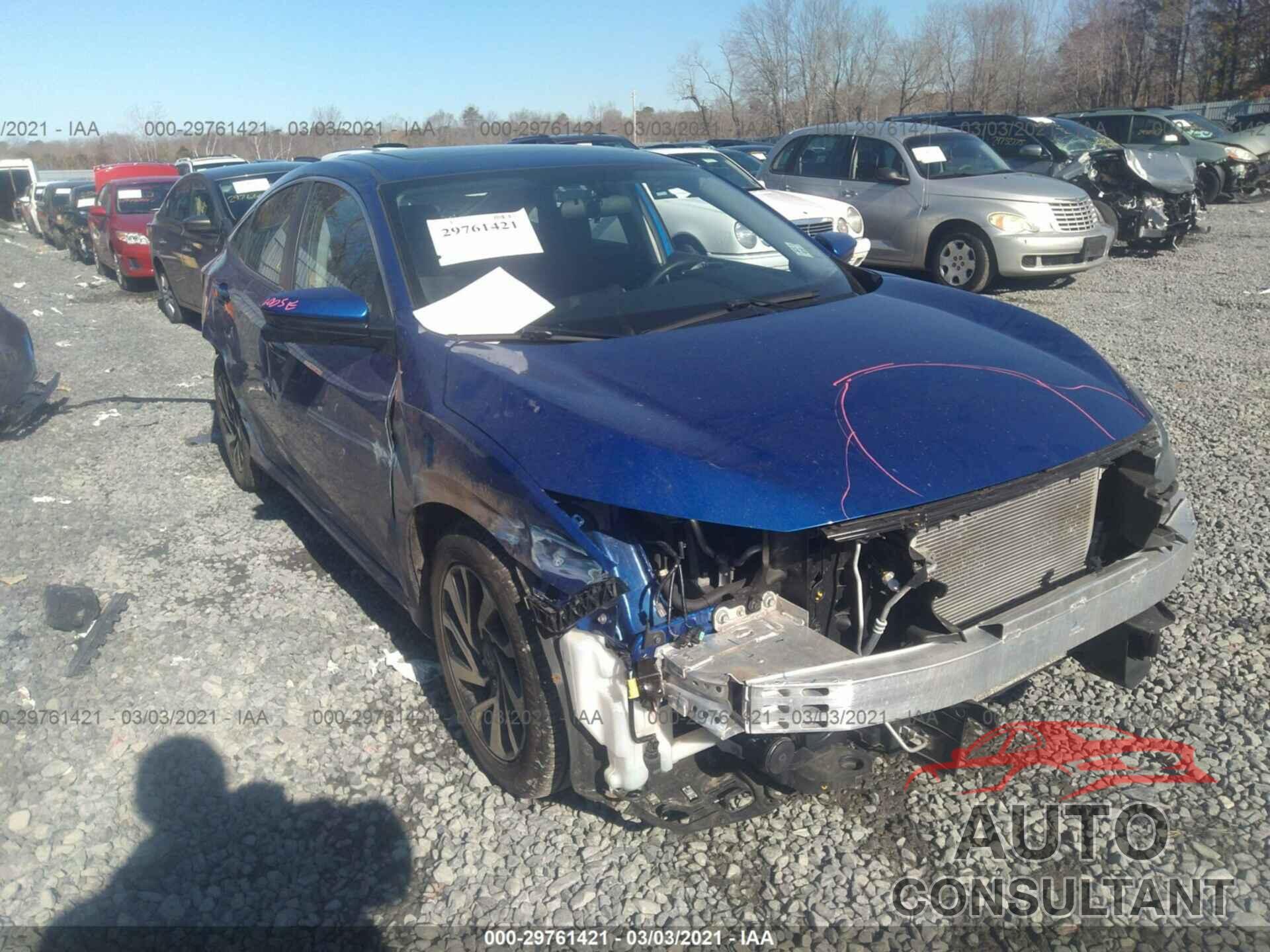 HONDA CIVIC SEDAN 2018 - 2HGFC2F73JH590016