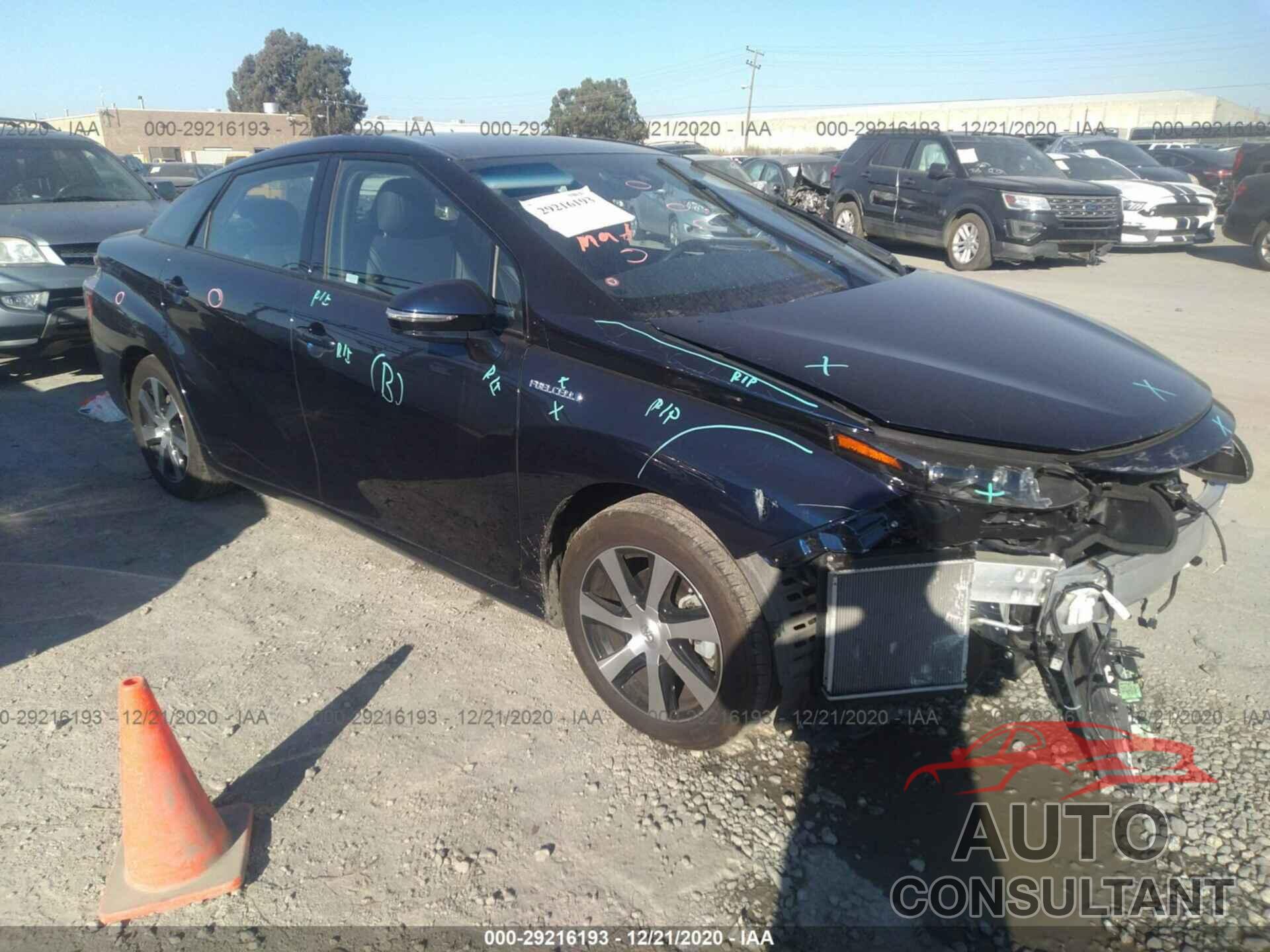 TOYOTA MIRAI 2019 - JTDBVRBD0KA005775