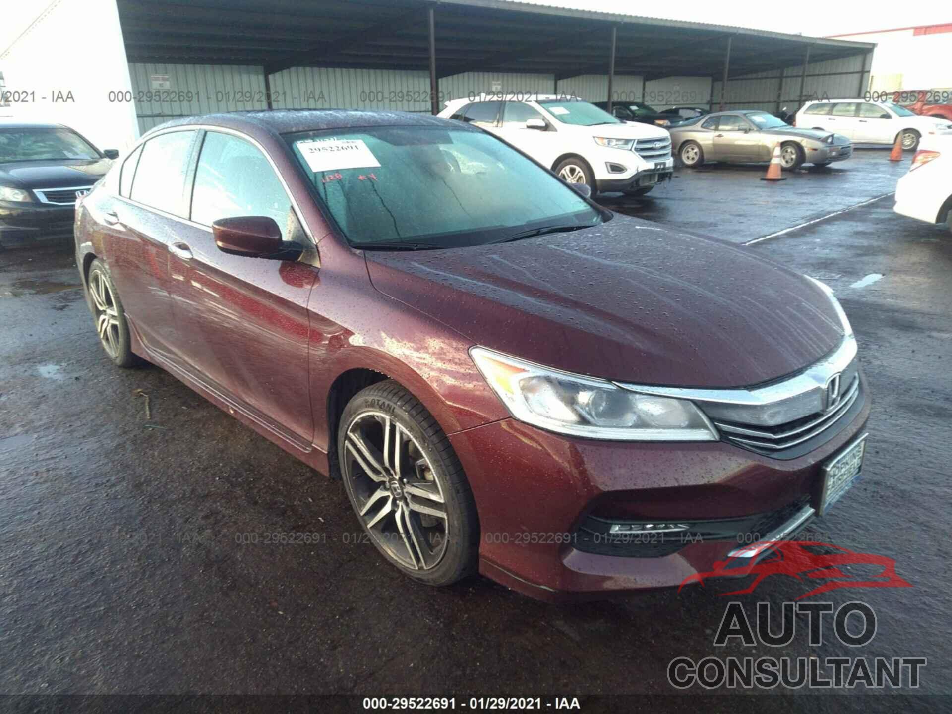 HONDA ACCORD SEDAN 2017 - 1HGCR2F59HA067723