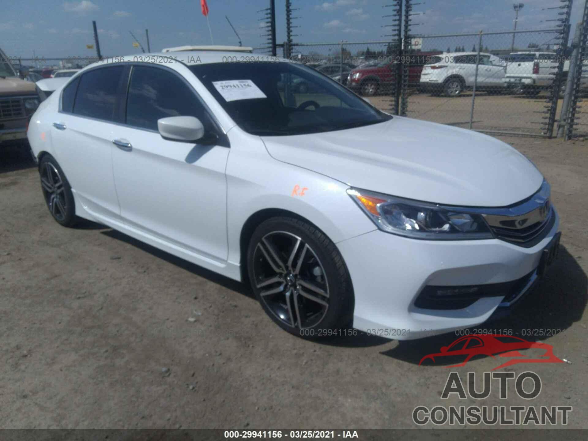 HONDA ACCORD SEDAN 2016 - 1HGCR2F54GA085660