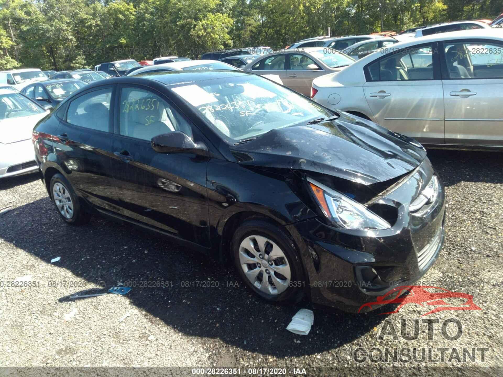 HYUNDAI ACCENT 2016 - KMHCT4AE0GU136519