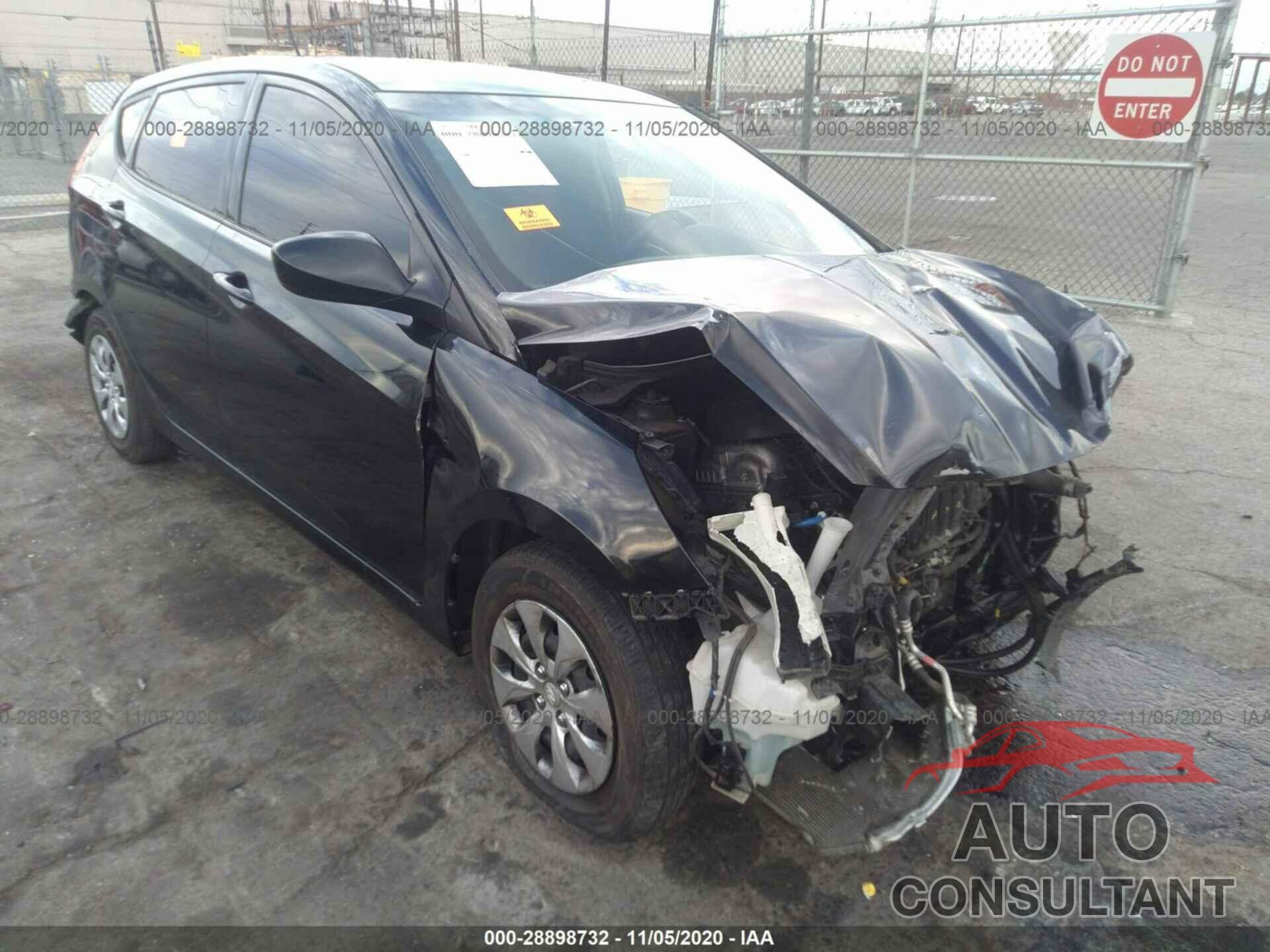 HYUNDAI ACCENT 2017 - KMHCT5AE8HU342873