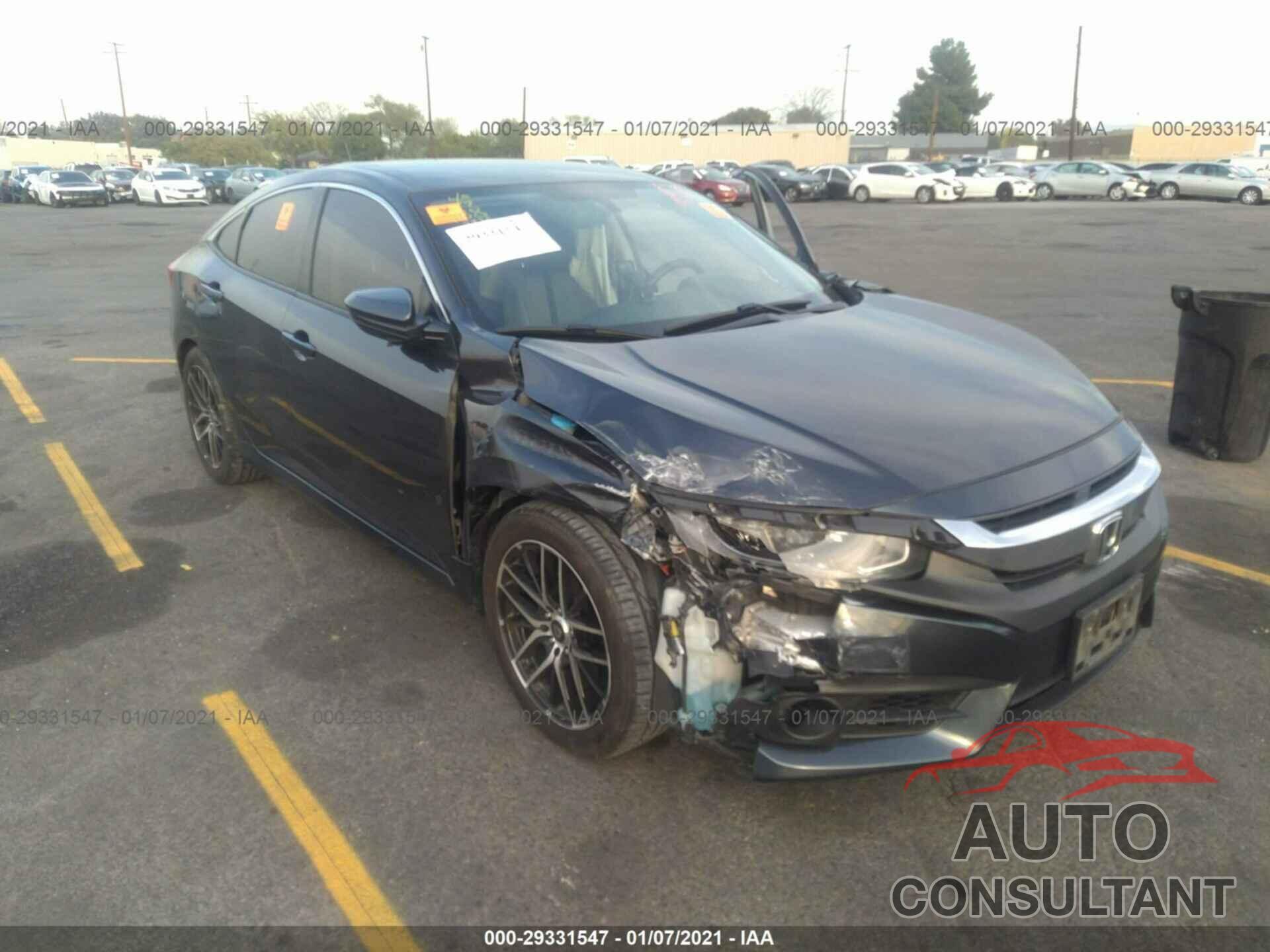 HONDA CIVIC SEDAN 2016 - 19XFC2F54GE207976