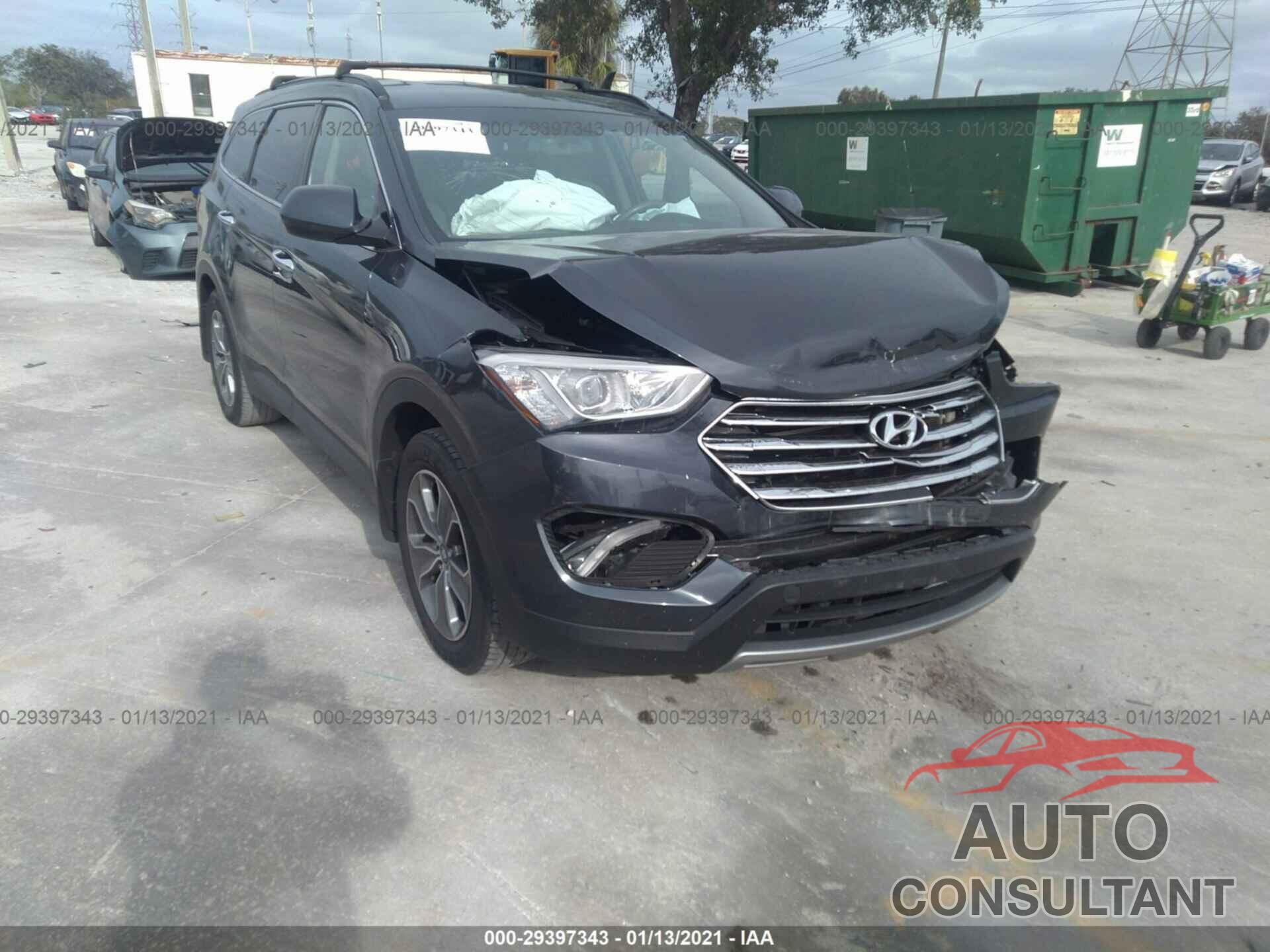 HYUNDAI SANTA FE 2016 - KM8SM4HF0GU146300