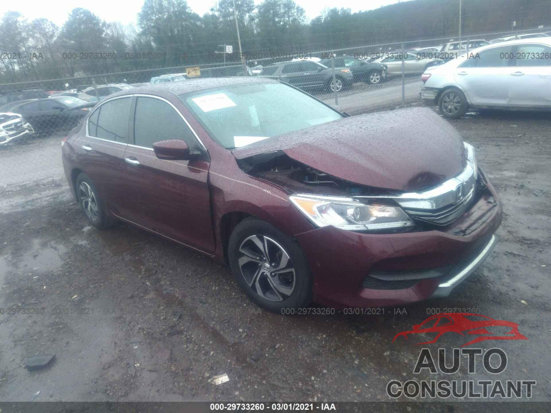 HONDA ACCORD SEDAN 2017 - 1HGCR2F31HA016313