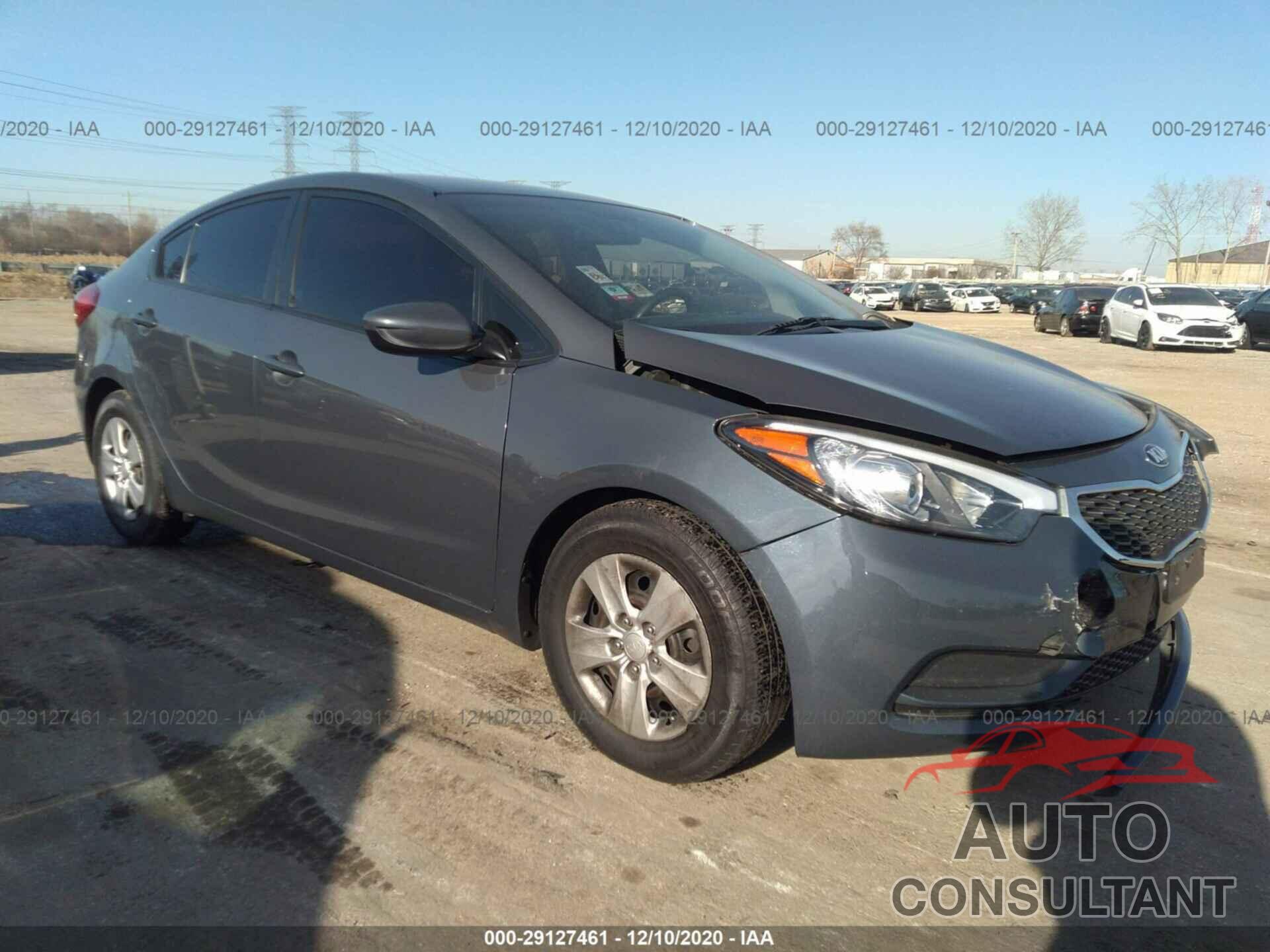 KIA FORTE 2016 - KNAFK4A68G5610012
