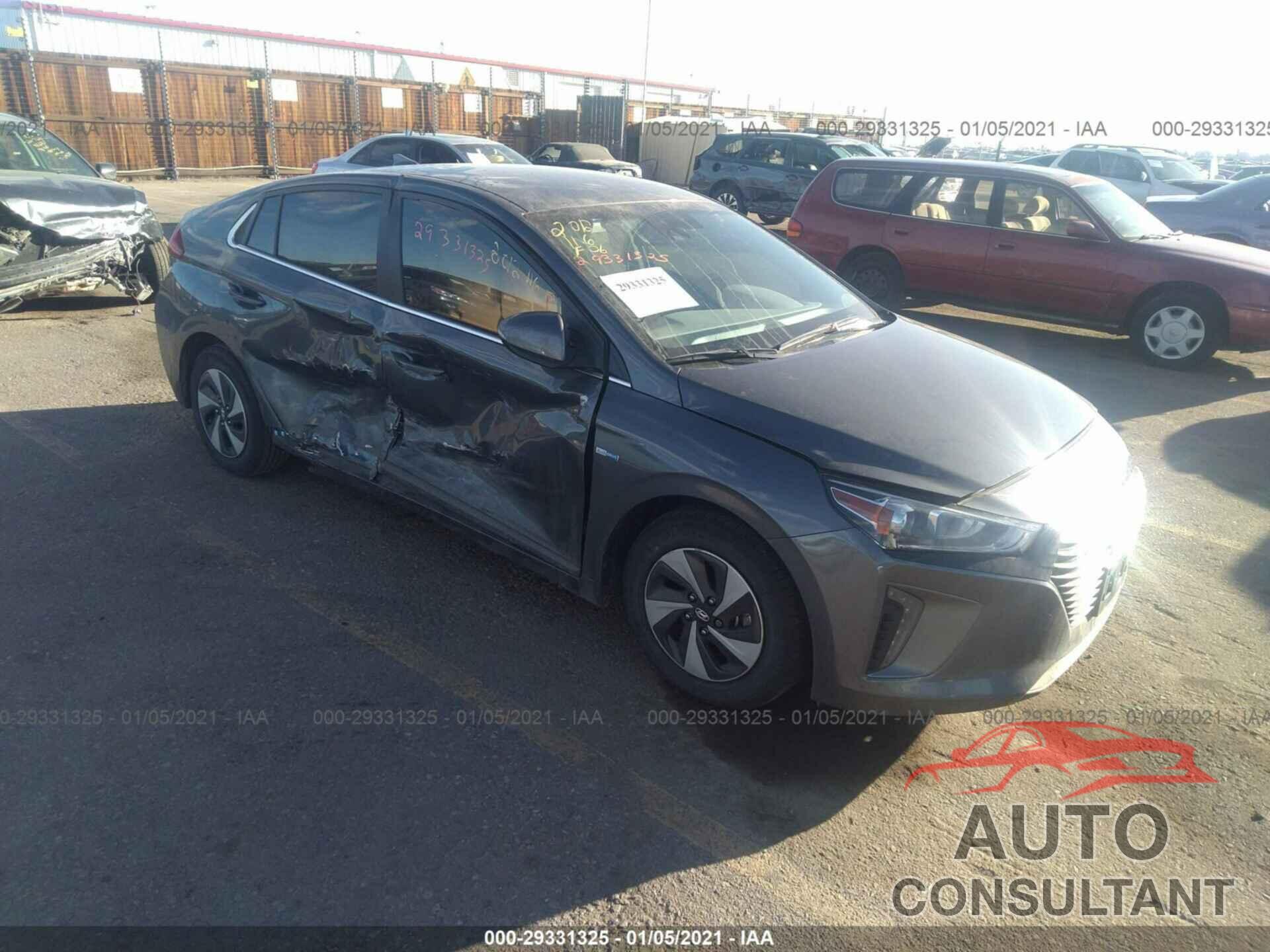 HYUNDAI IONIQ HYBRID 2018 - KMHC75LC6JU060026