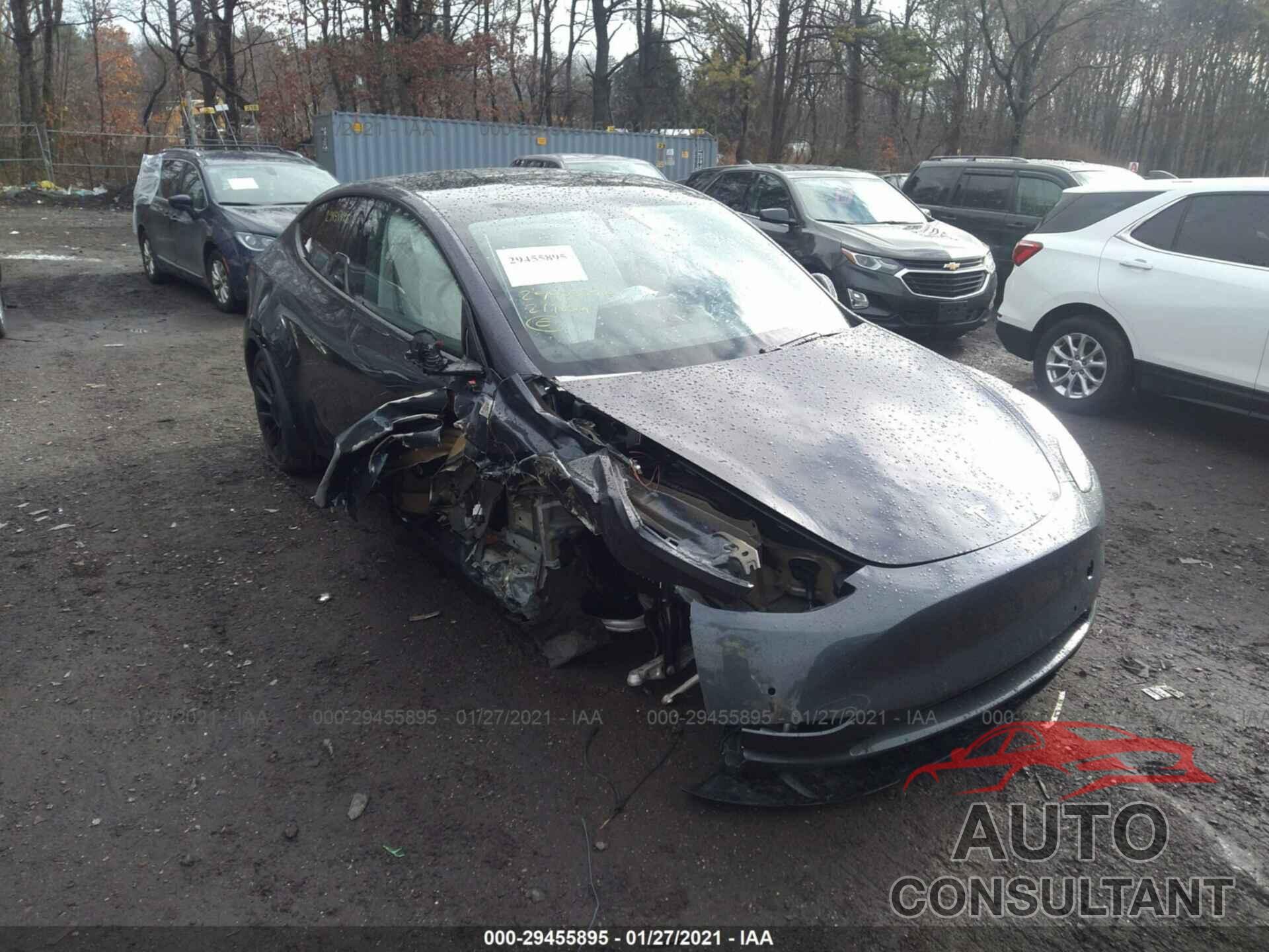 TESLA MODEL Y 2021 - 5YJYGDEE1MF080944