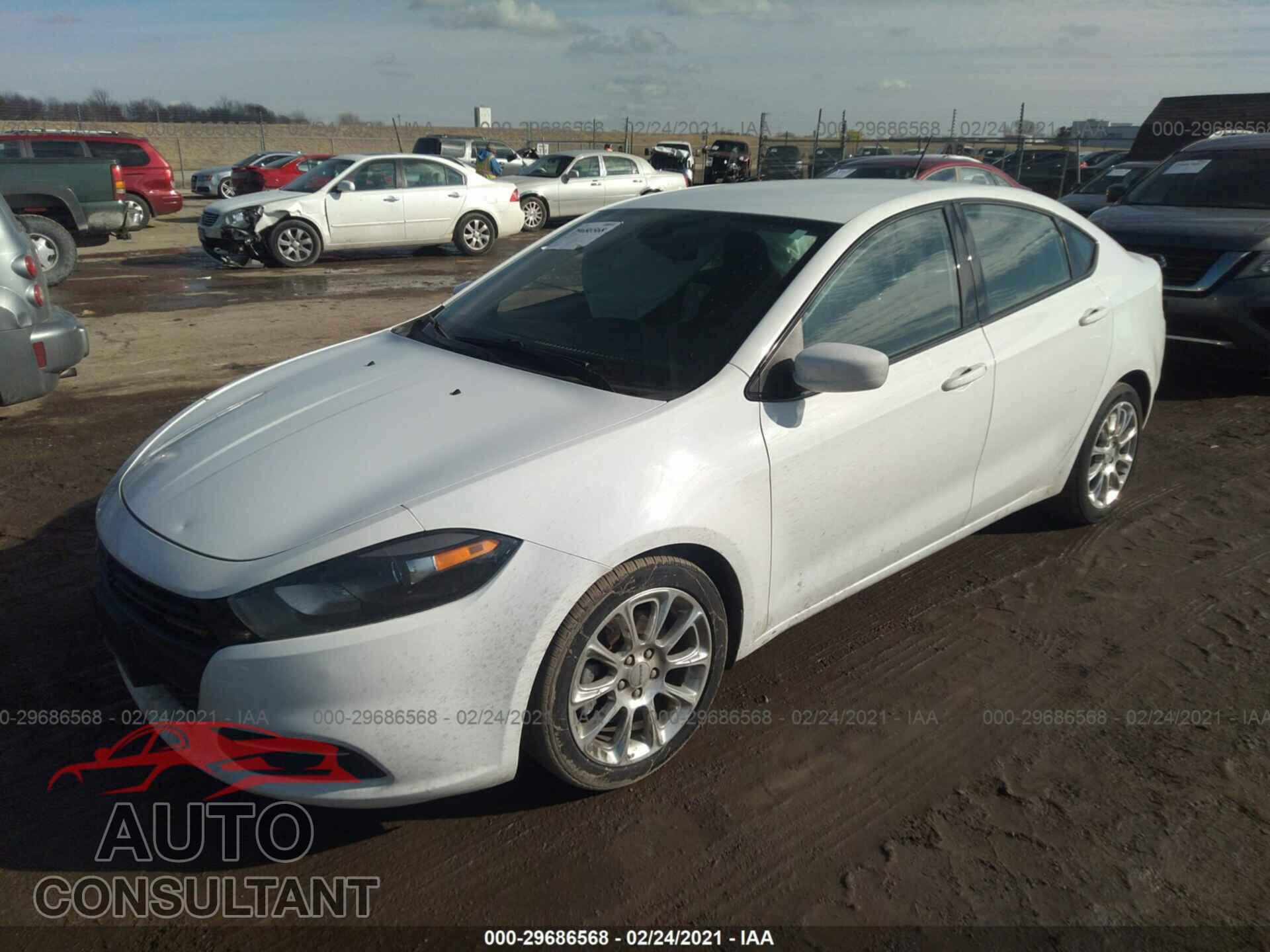 DODGE DART 2016 - 1C3CDFAA9GD607646
