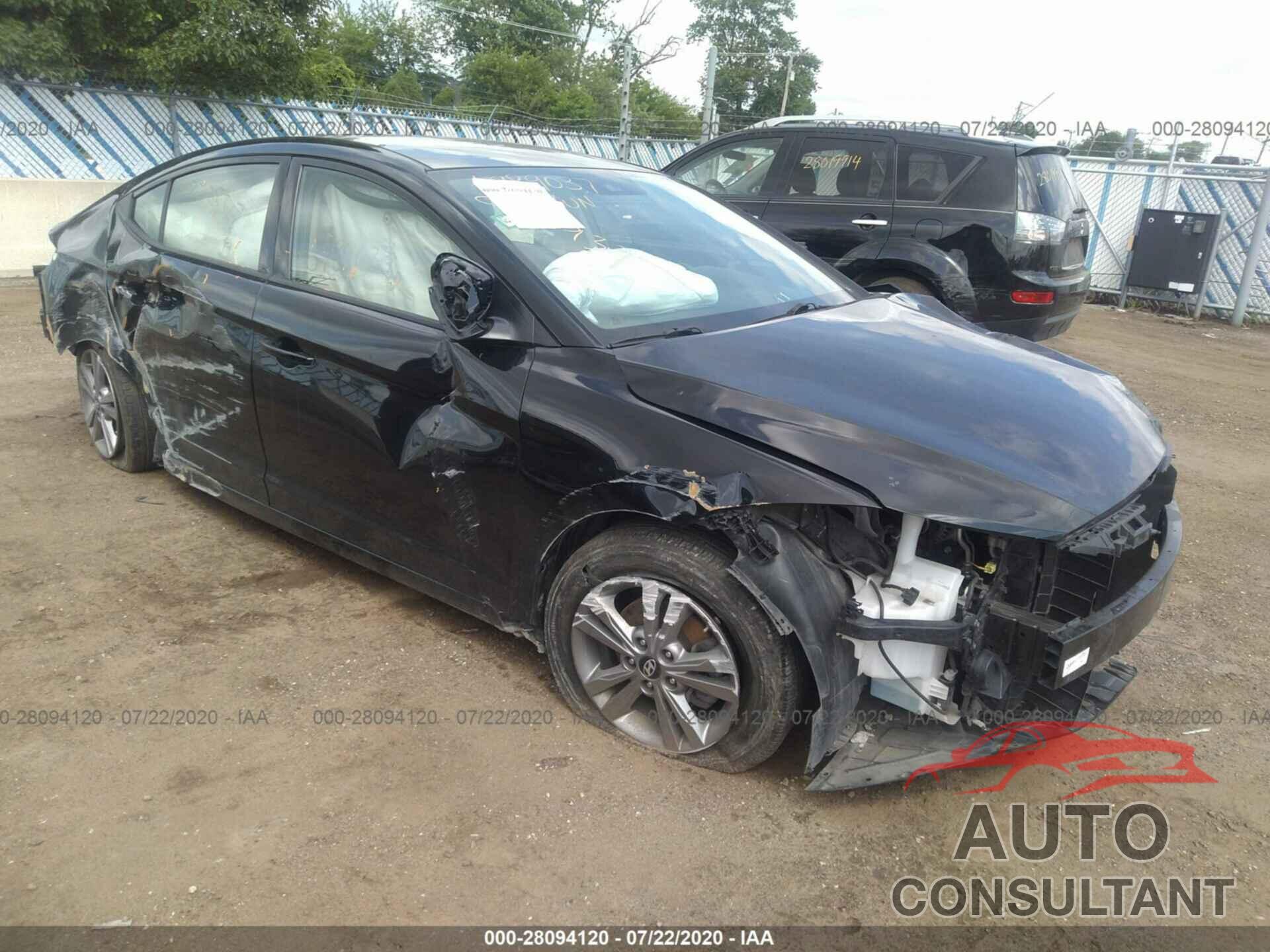 HYUNDAI ELANTRA 2018 - 5NPD84LF4JH386346