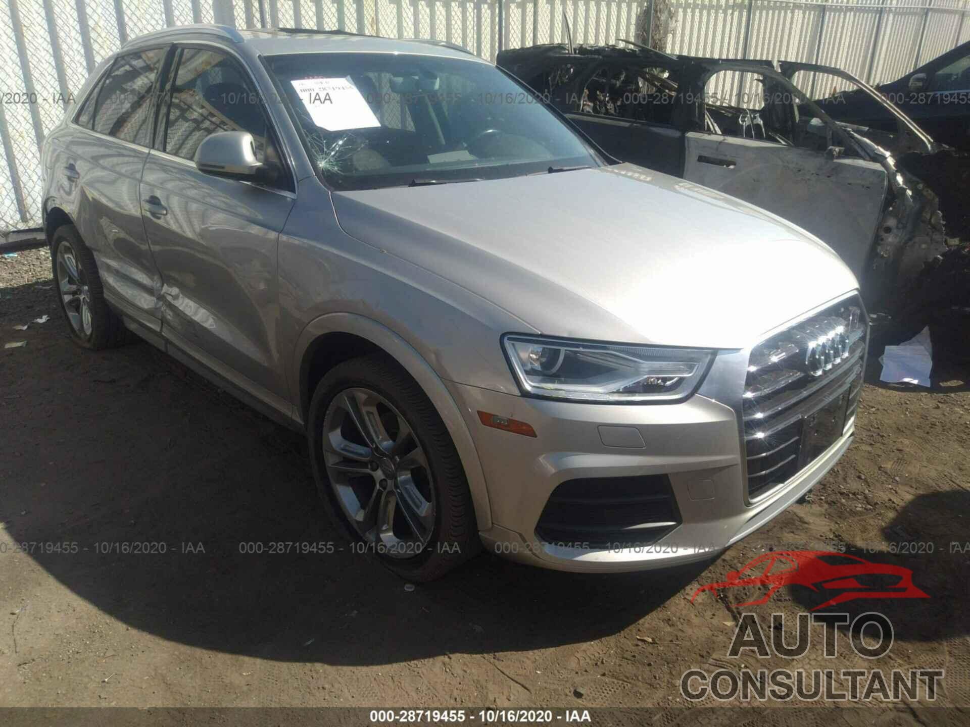 AUDI Q3 2016 - WA1BFCFS8GR004282