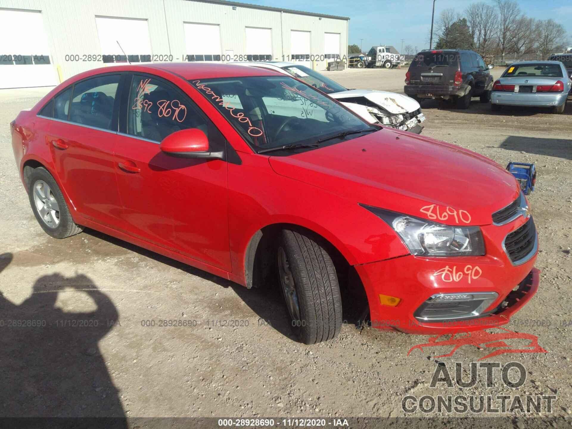 CHEVROLET CRUZE LIMITED 2016 - 1G1PE5SB3G7226202