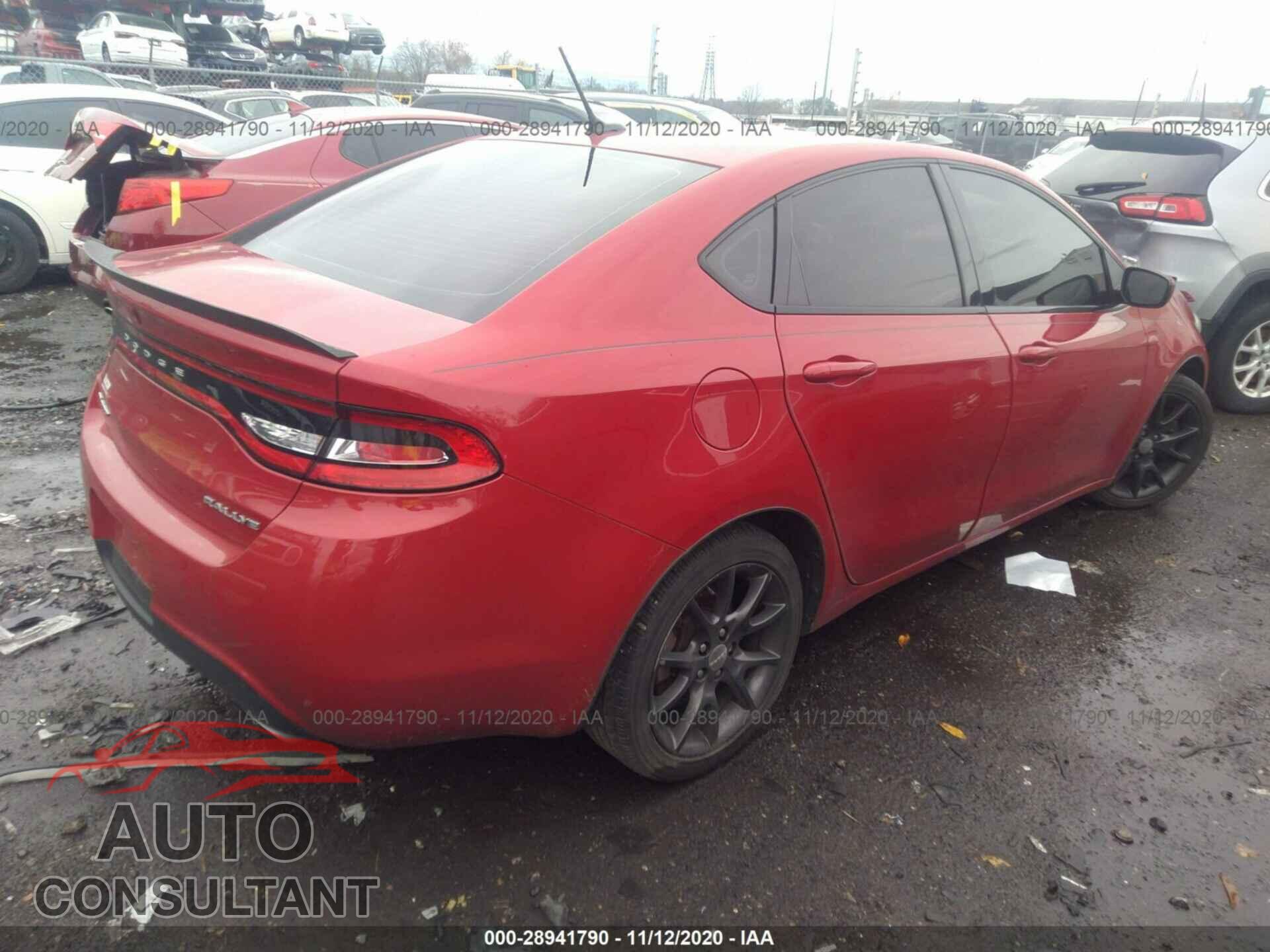 DODGE DART 2016 - 1C3CDFBB6GD530631