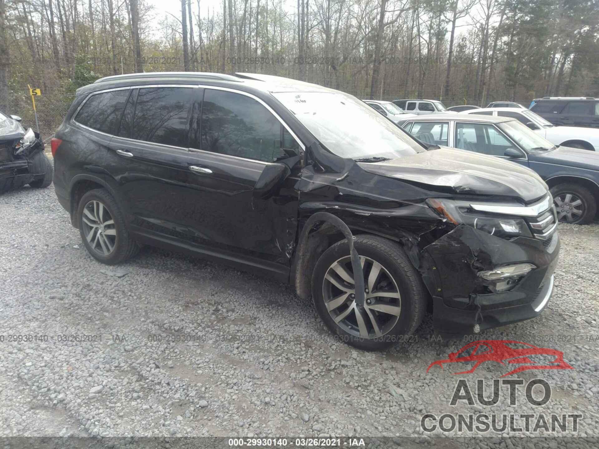 HONDA PILOT 2017 - 5FNYF5H90HB007030
