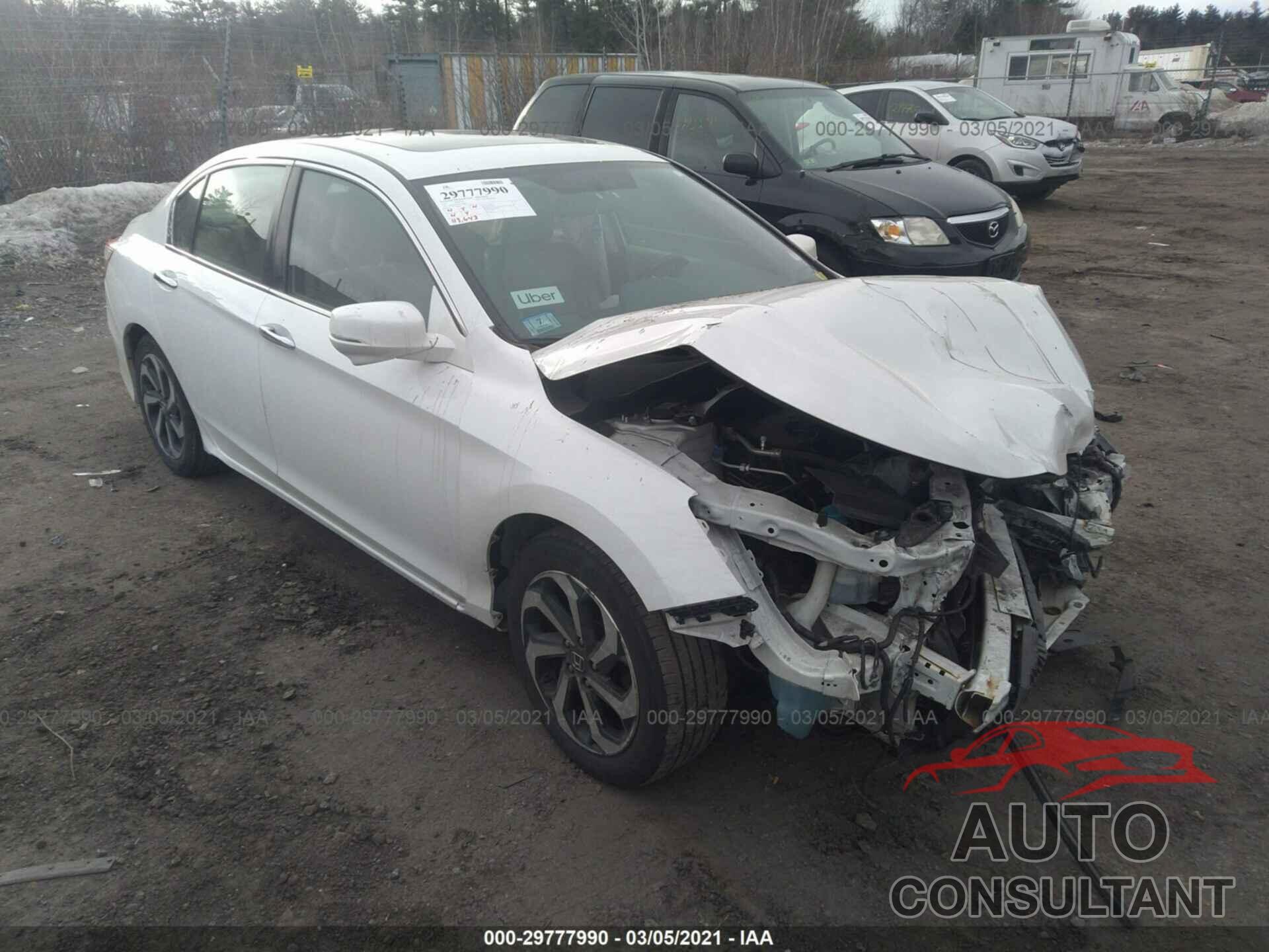 HONDA ACCORD SEDAN 2016 - 1HGCR2F74GA134860
