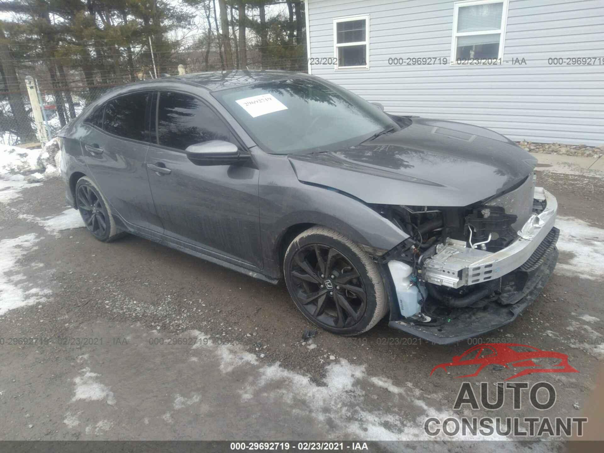 HONDA CIVIC HATCHBACK 2017 - SHHFK7H45HU204969