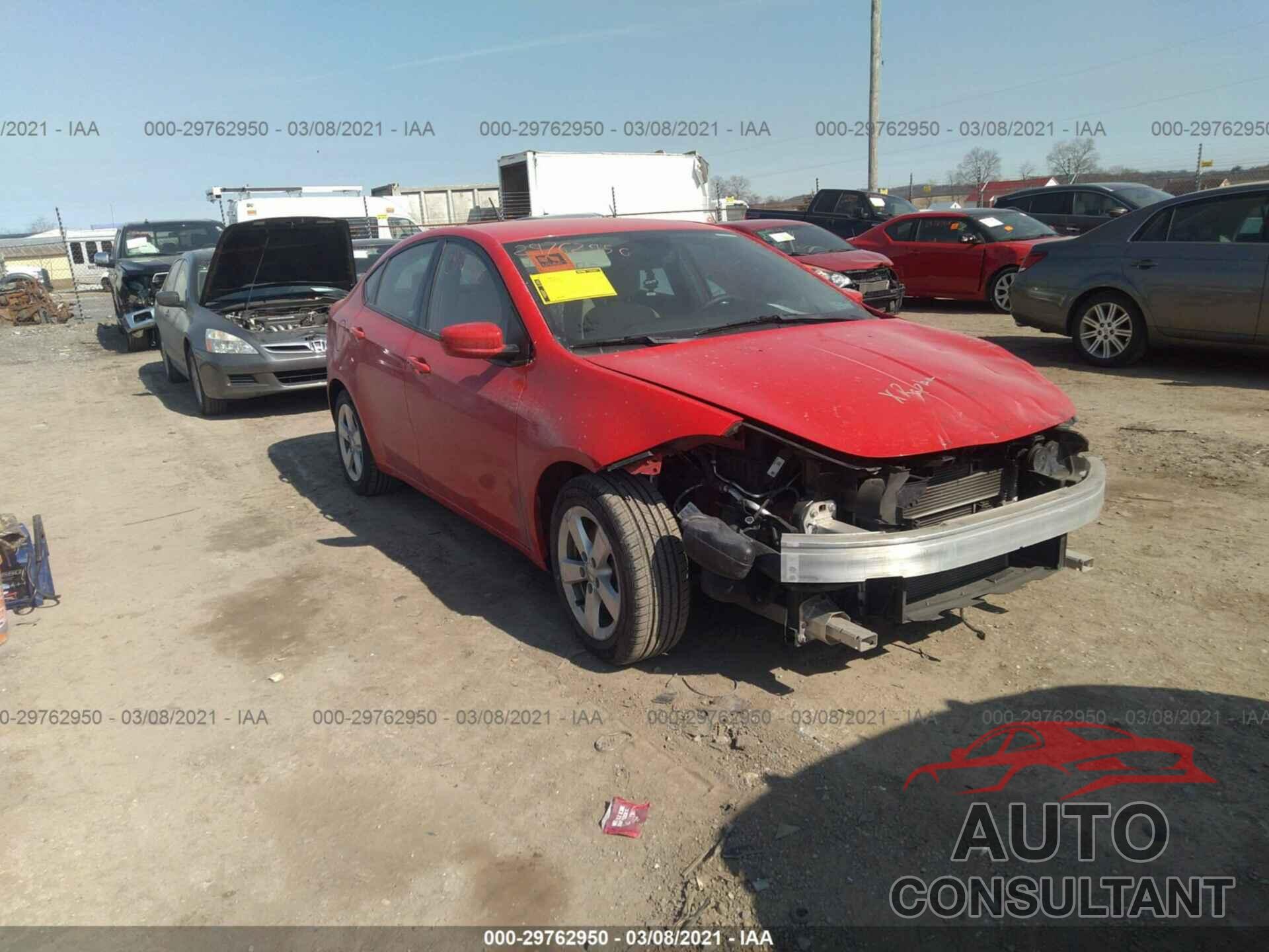 DODGE DART 2016 - 1C3CDFBB6GD694686