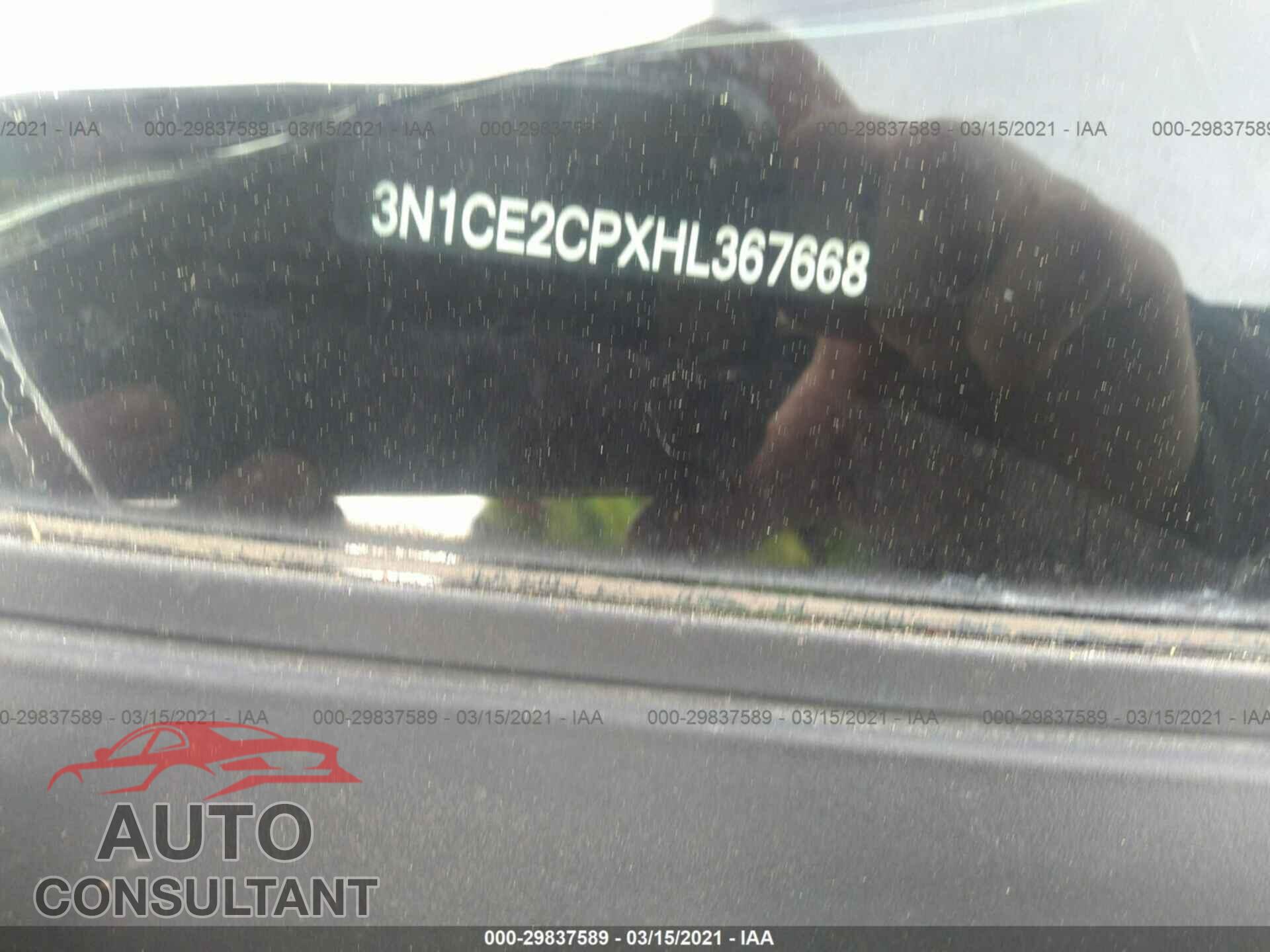 NISSAN VERSA NOTE 2017 - 3N1CE2CPXHL367668