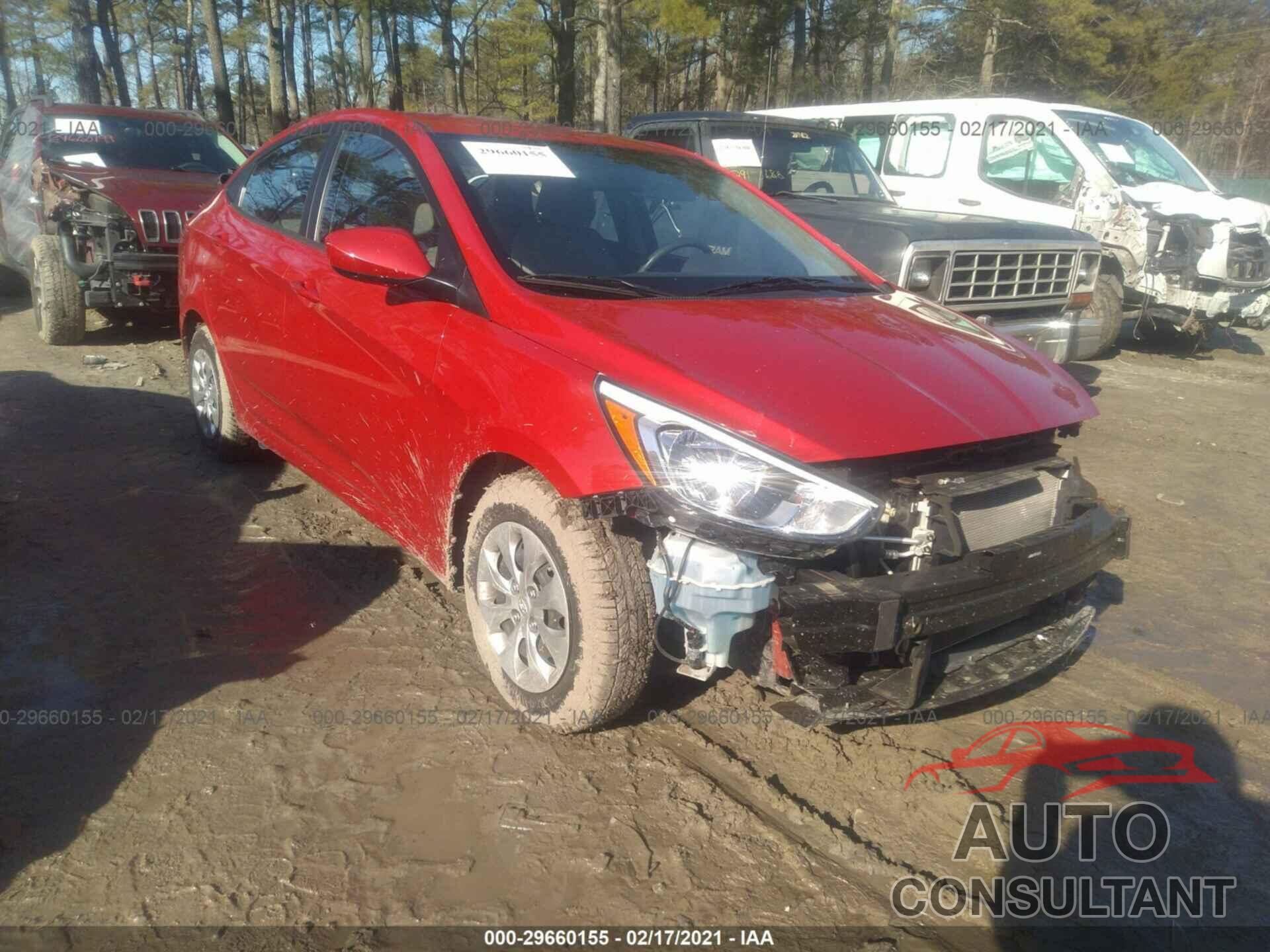 HYUNDAI ACCENT 2016 - KMHCT4AE5GU010298