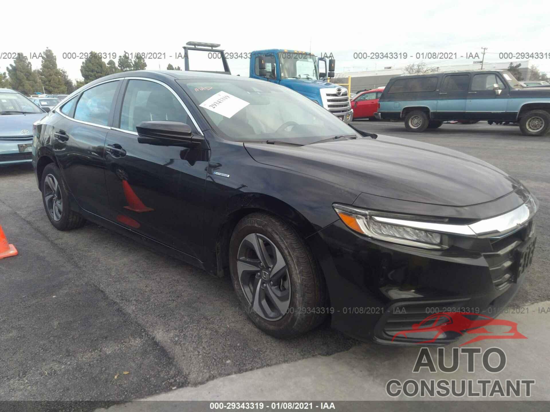 HONDA INSIGHT 2019 - 19XZE4F54KE000886