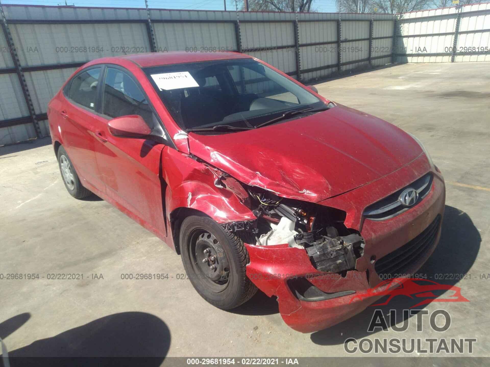 HYUNDAI ACCENT 2016 - KMHCT4AE2GU011117