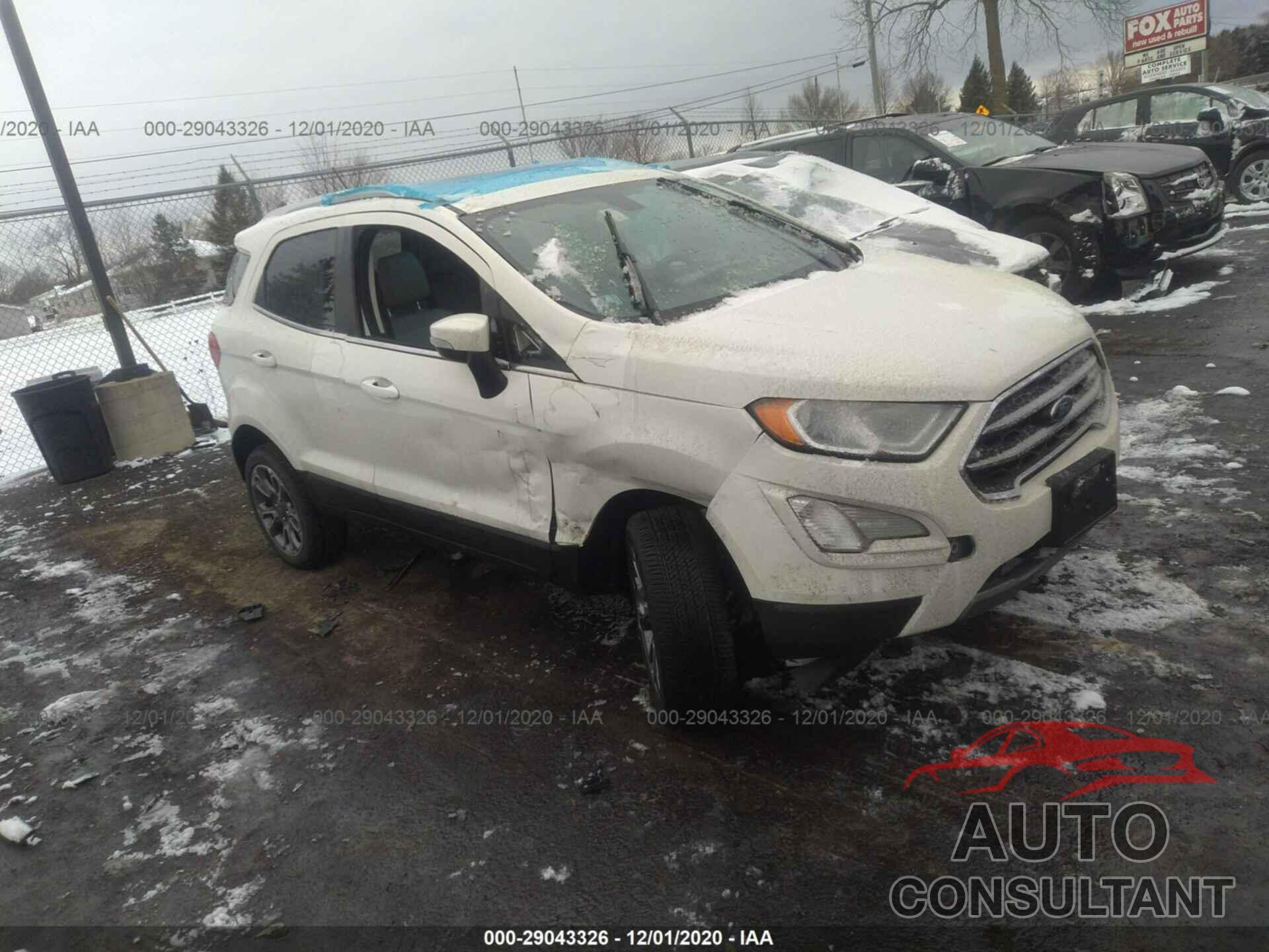 FORD ECOSPORT 2020 - MAJ6S3KL3LC358487