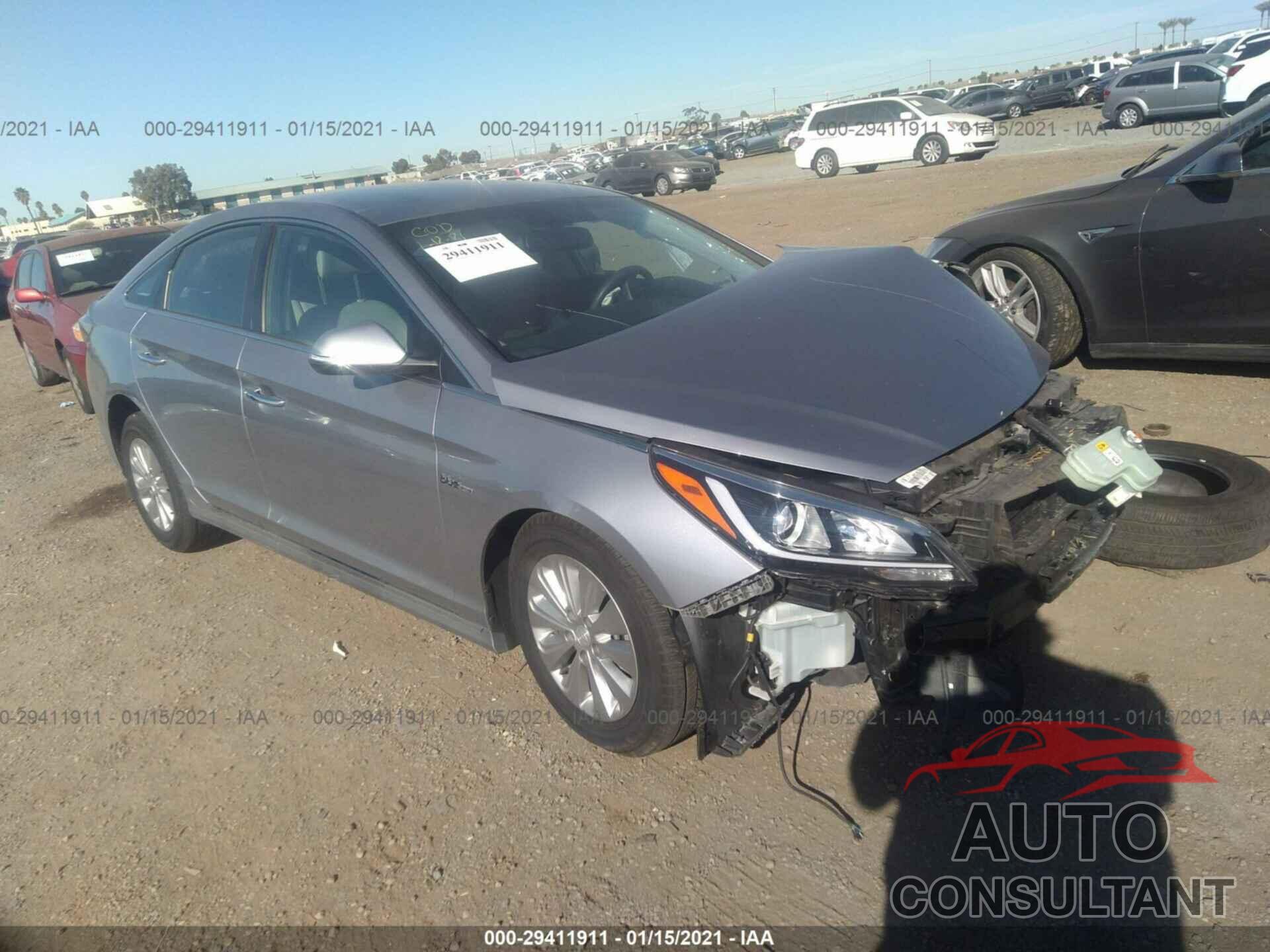 HYUNDAI SONATA HYBRID 2016 - KMHE24L17GA039583