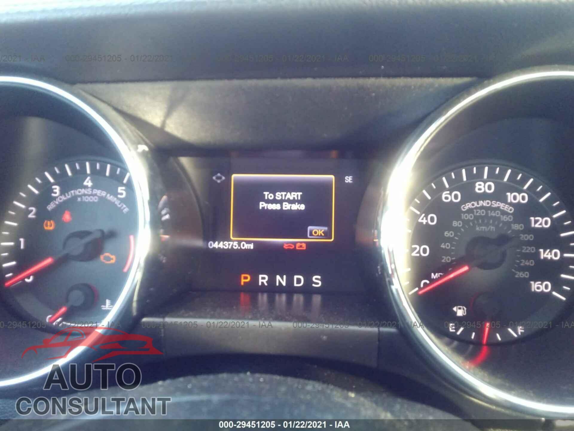 FORD MUSTANG 2017 - 1FA6P8TH4H5257866