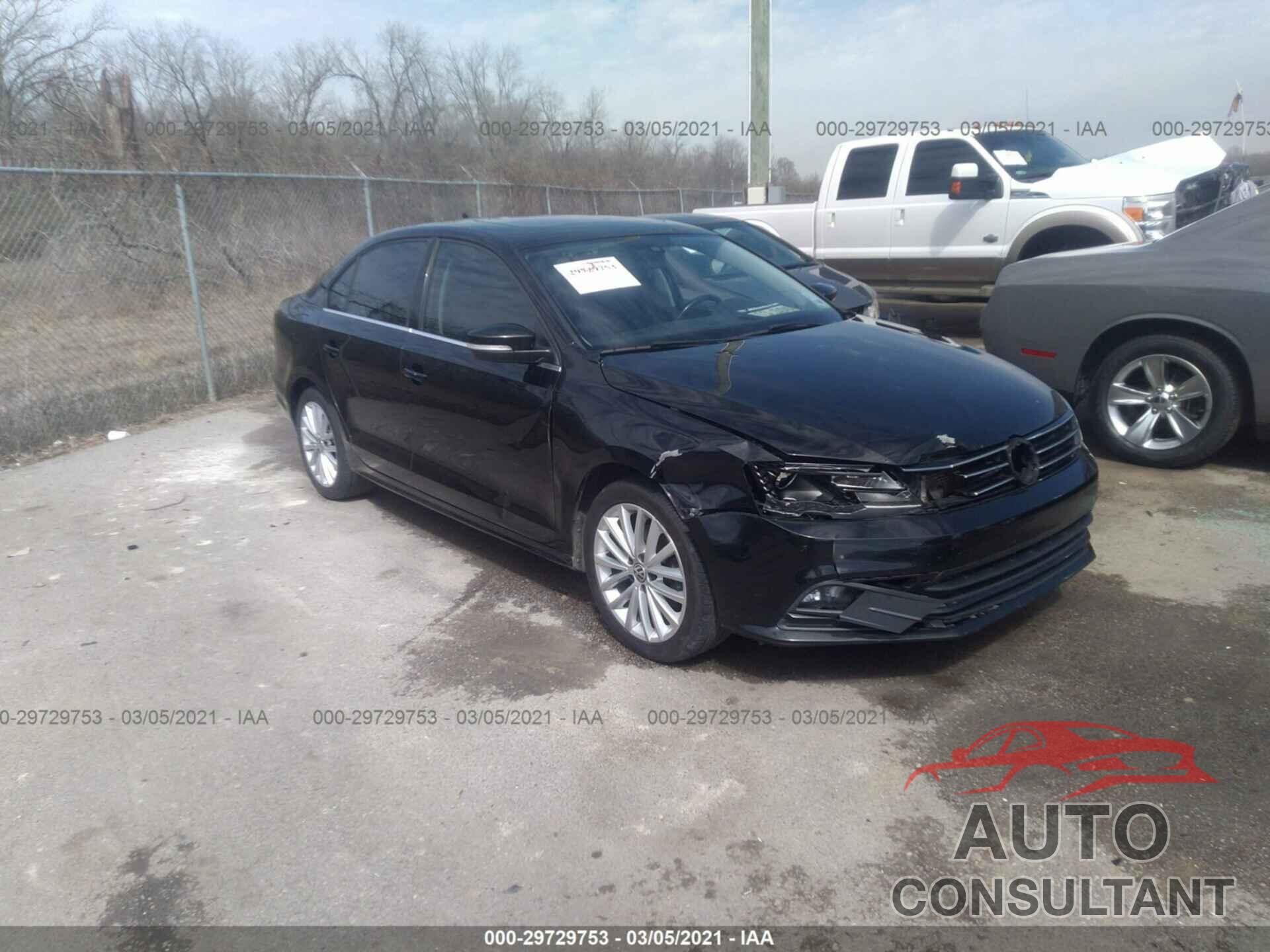 VOLKSWAGEN JETTA SEDAN 2016 - 3VWL07AJ0GM292217