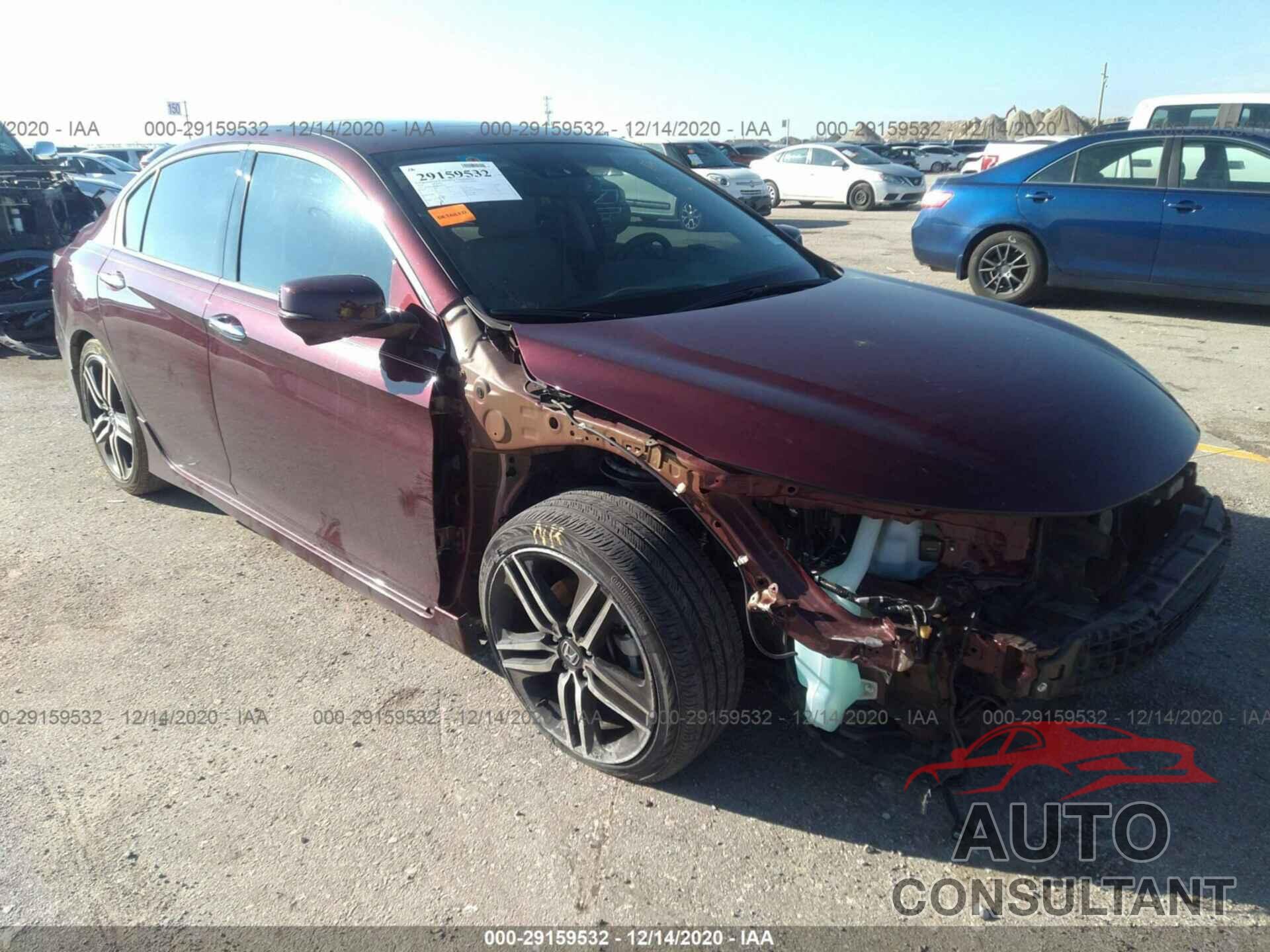 HONDA ACCORD SEDAN 2017 - 1HGCR3F9XHA044590