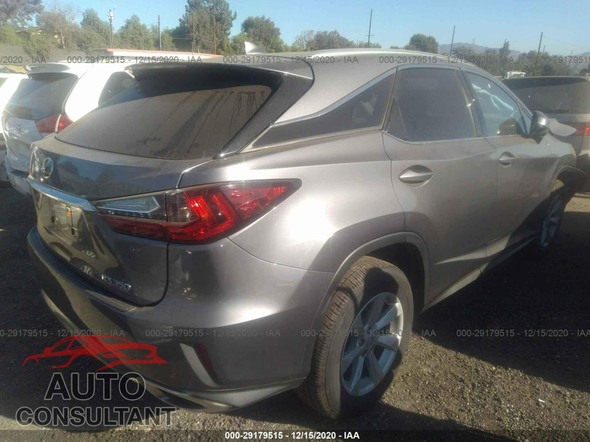LEXUS RX 2017 - 2T2ZZMCA7HC074019