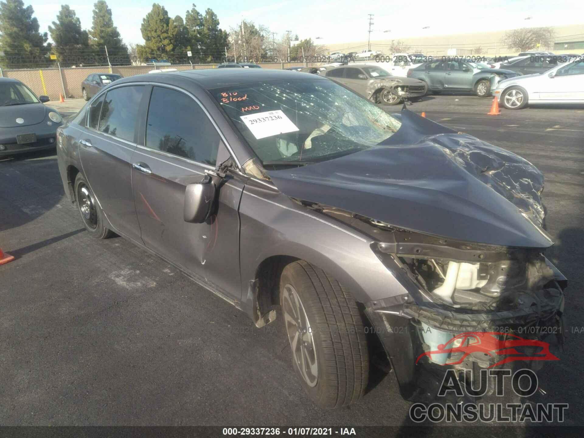 HONDA ACCORD SEDAN 2016 - 1HGCR2F7XGA045925