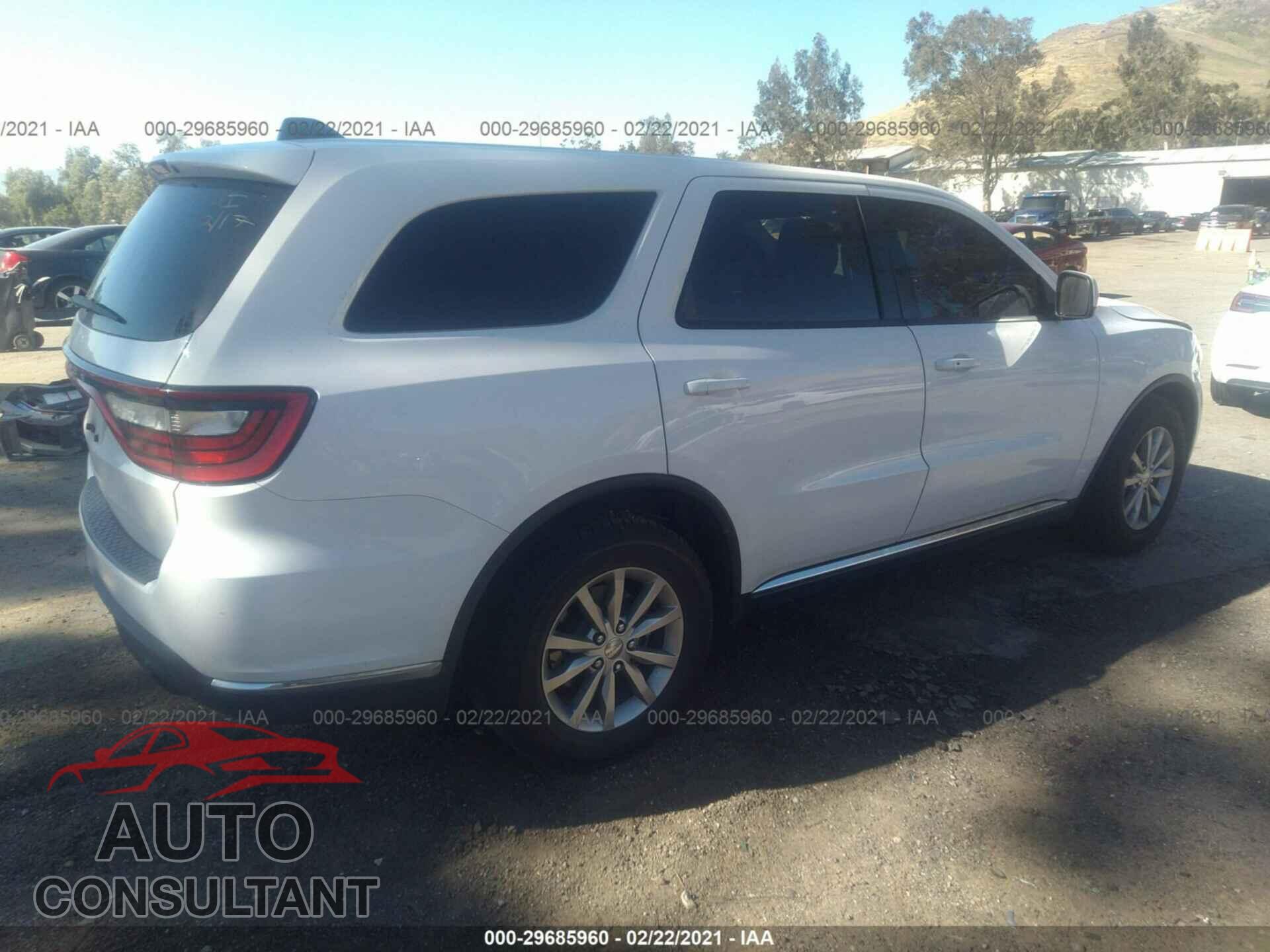 DODGE DURANGO 2017 - 1C4RDHAGXHC740820