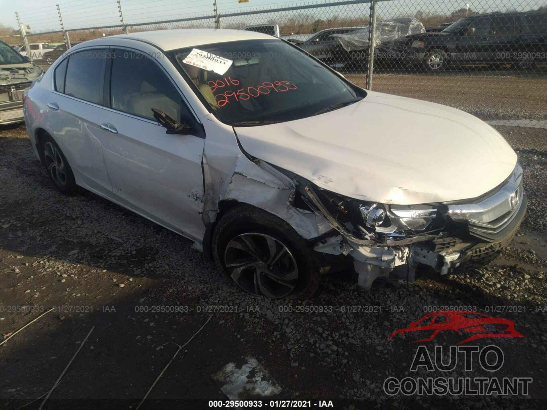 HONDA ACCORD SEDAN 2016 - 1HGCR2F39GA084485