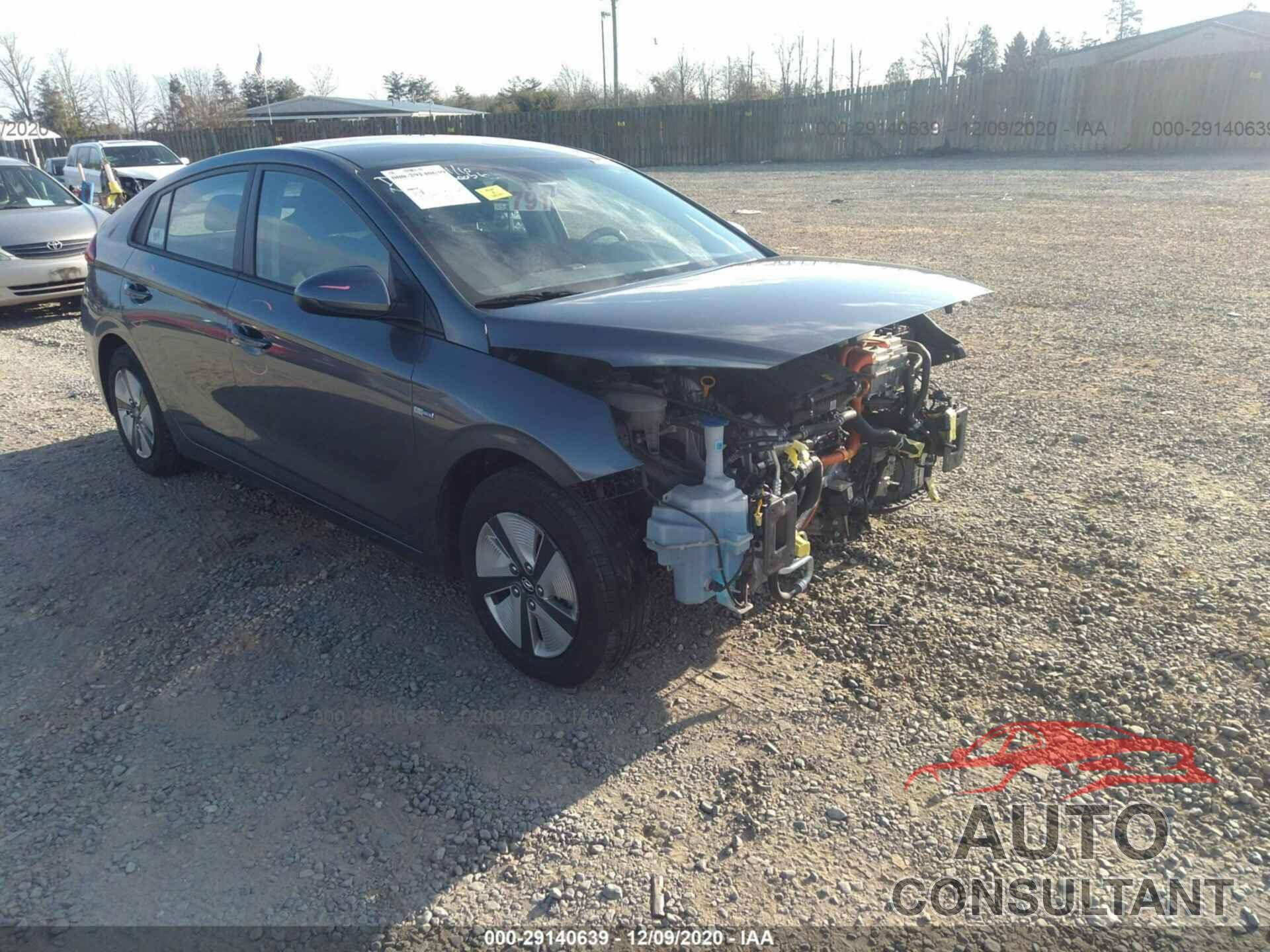 HYUNDAI IONIQ HYBRID 2019 - KMHC65LC9KU179175