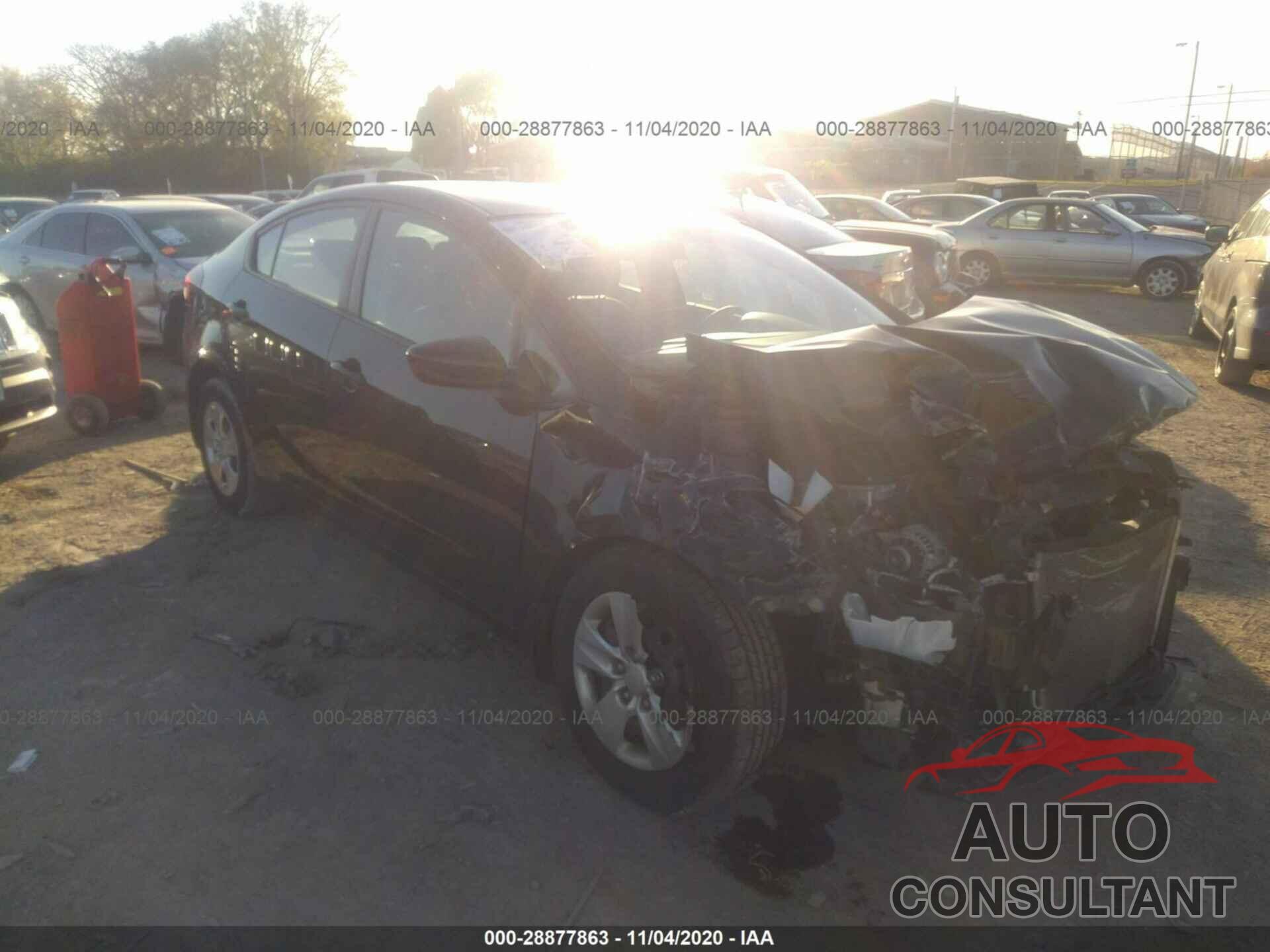 KIA FORTE 2017 - 3KPFL4A74HE012255
