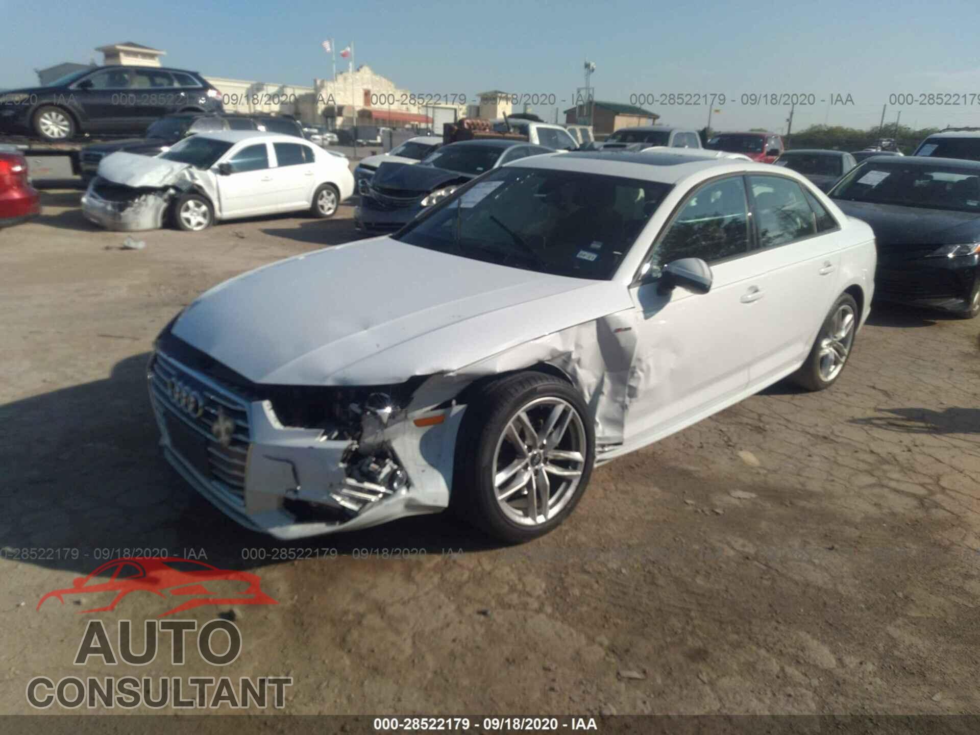 AUDI A4 2017 - WAUKMAF46HN057506